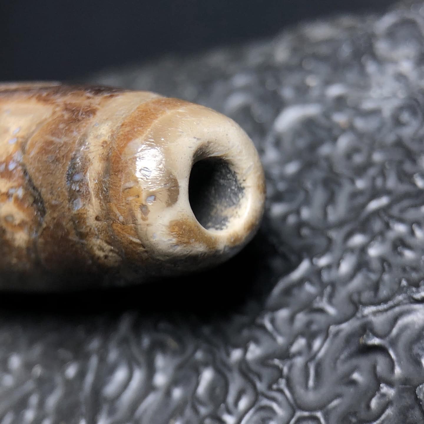 Chinese Natural Agate DZI Beads