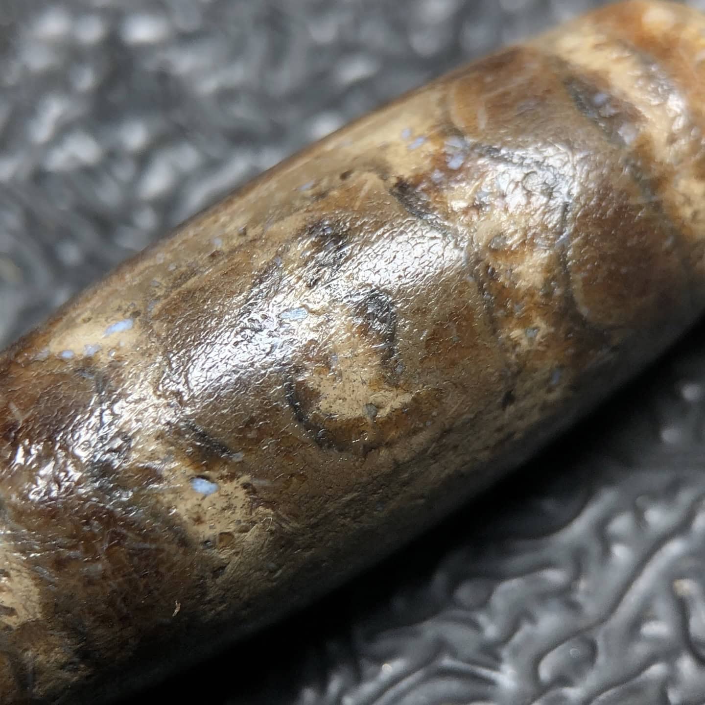 Chinese Natural Agate DZI Beads