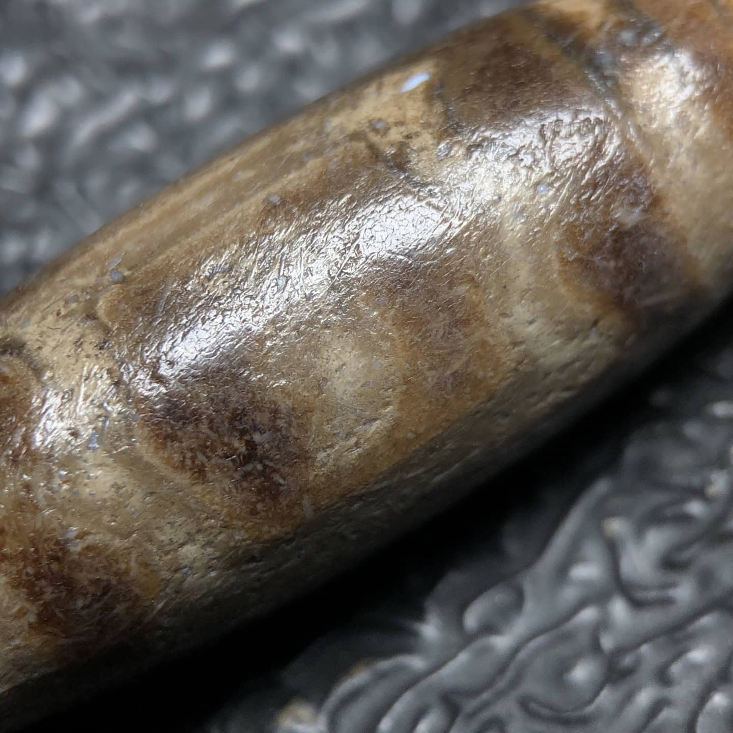 Chinese Natural Agate DZI Beads
