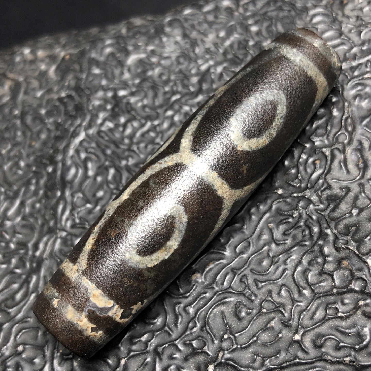 Chinese Natural Agate DZI Beads