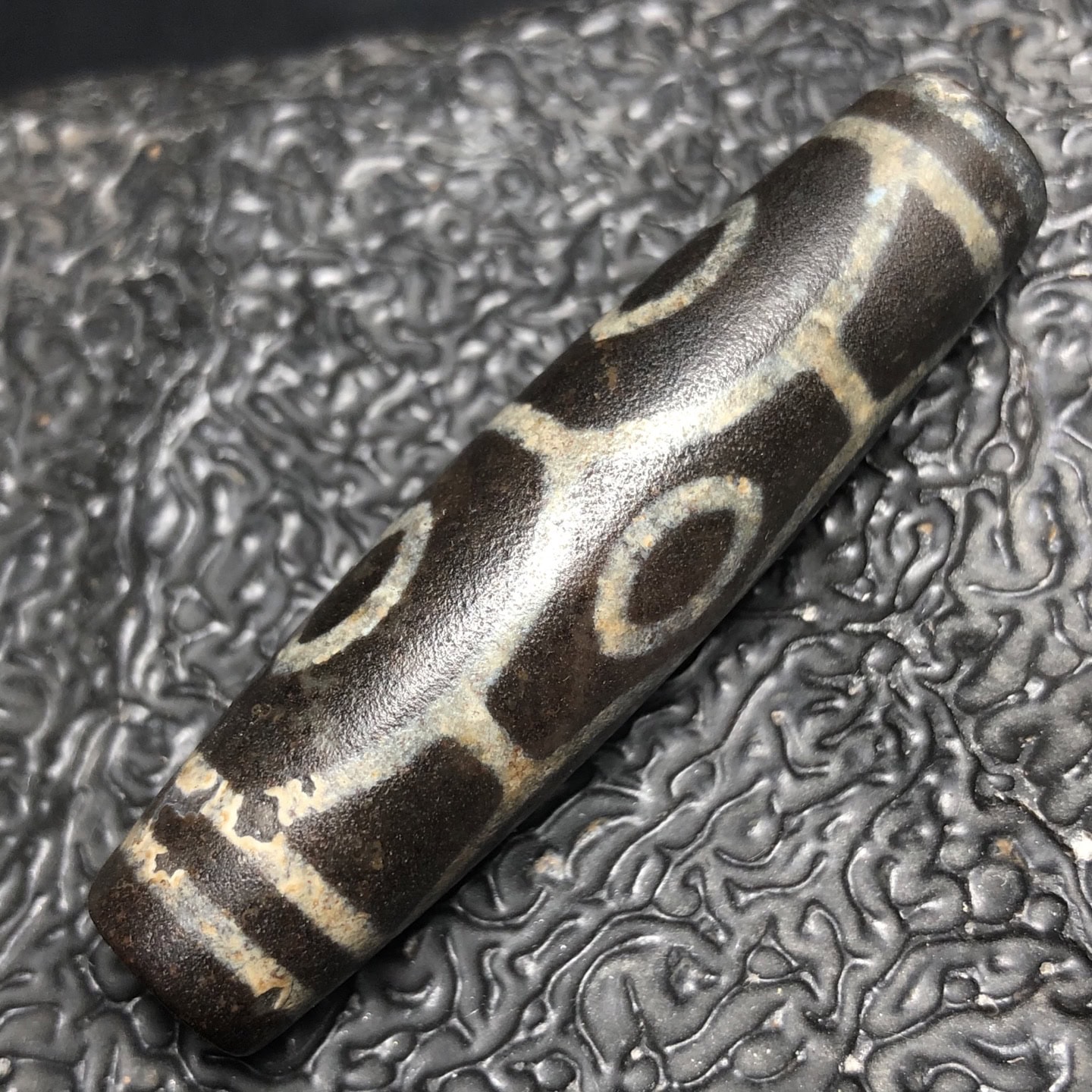 Chinese Natural Agate DZI Beads
