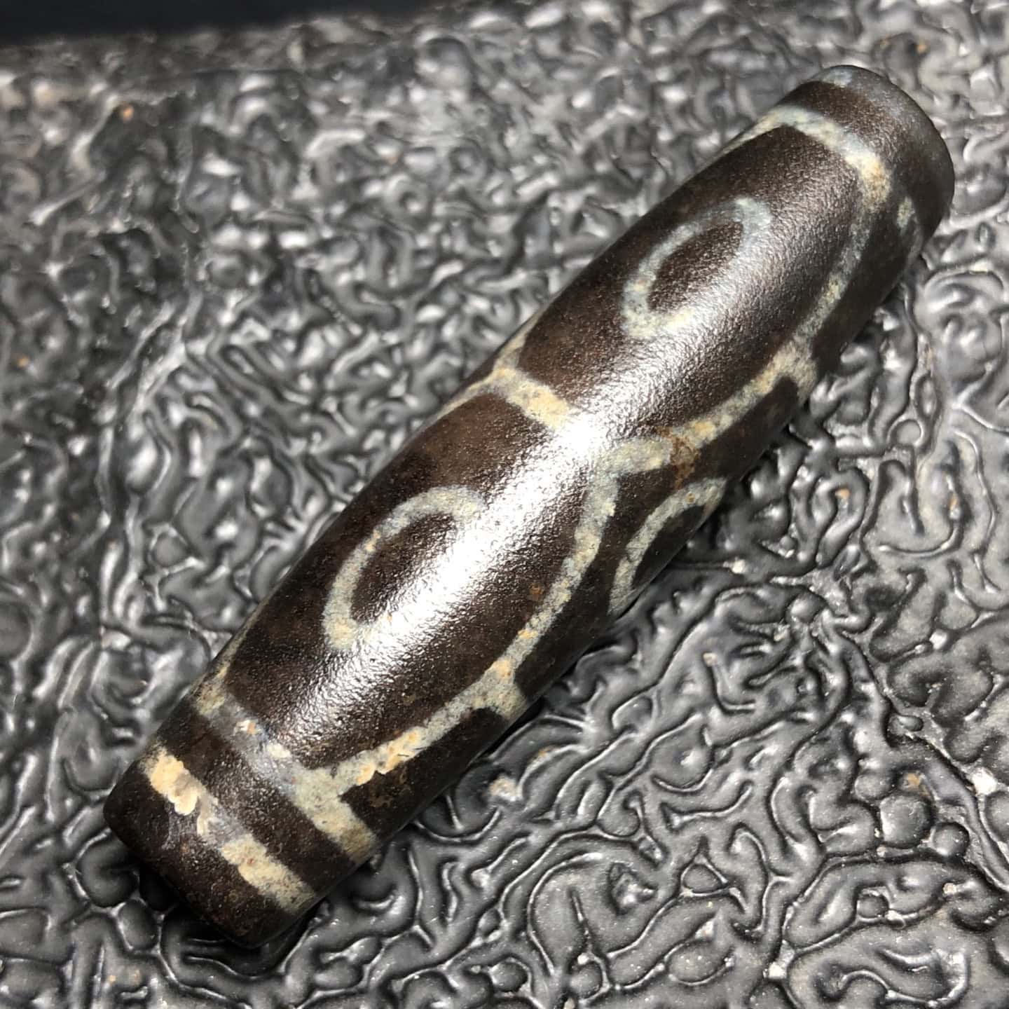 Chinese Natural Agate DZI Beads