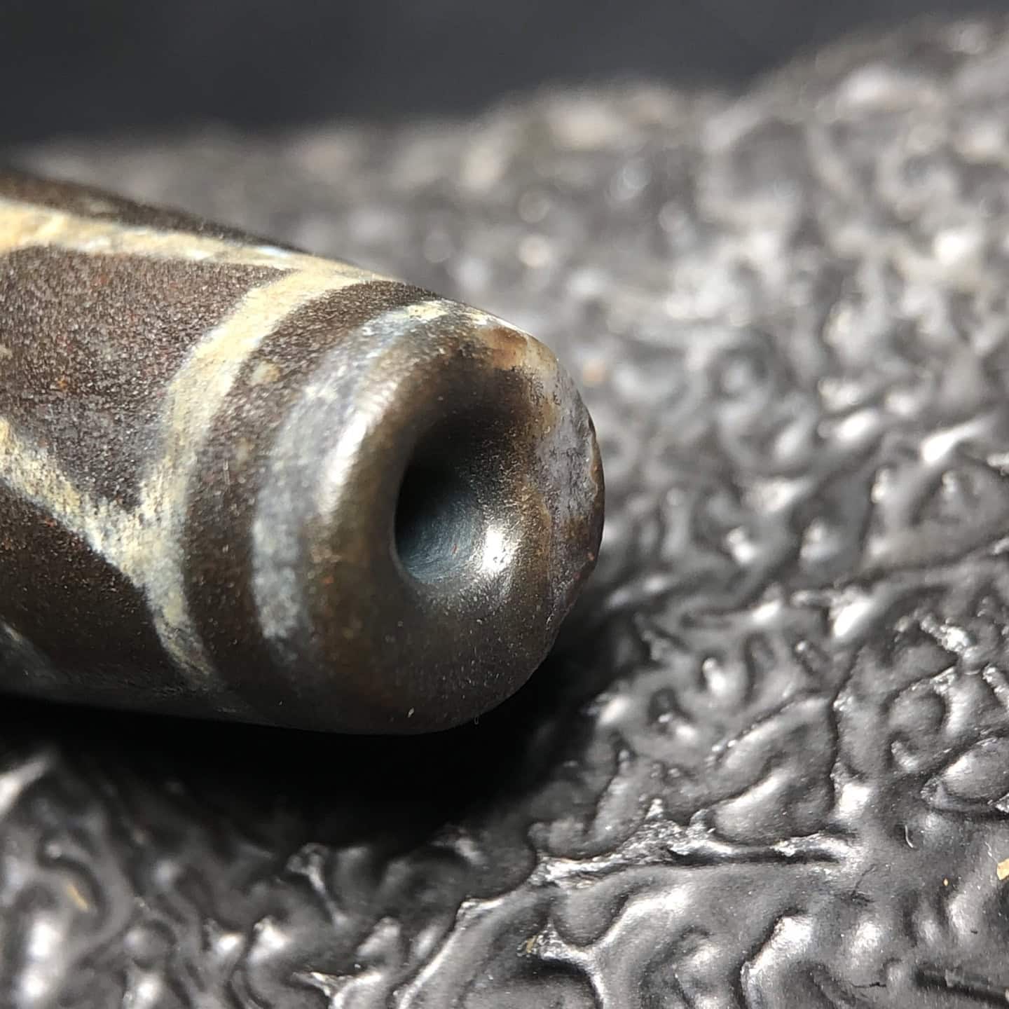 Chinese Natural Agate DZI Beads