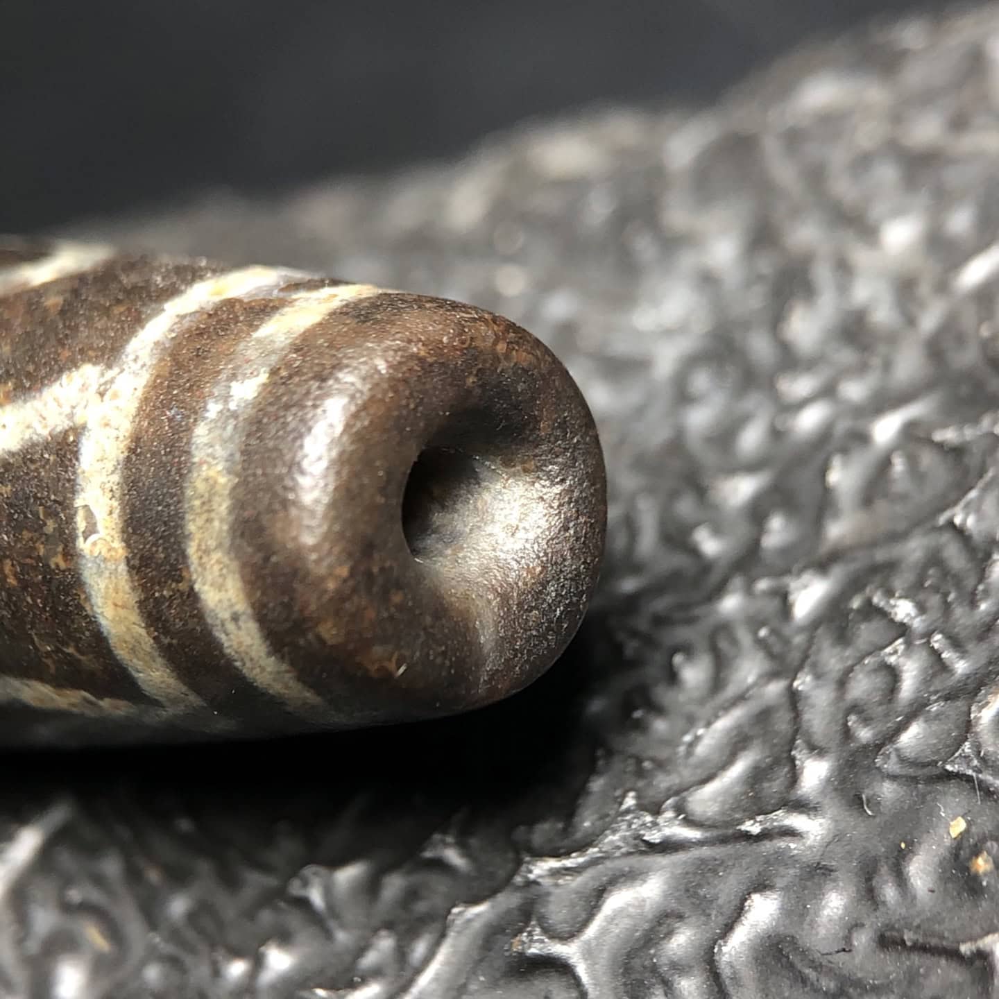 Chinese Natural Agate DZI Beads