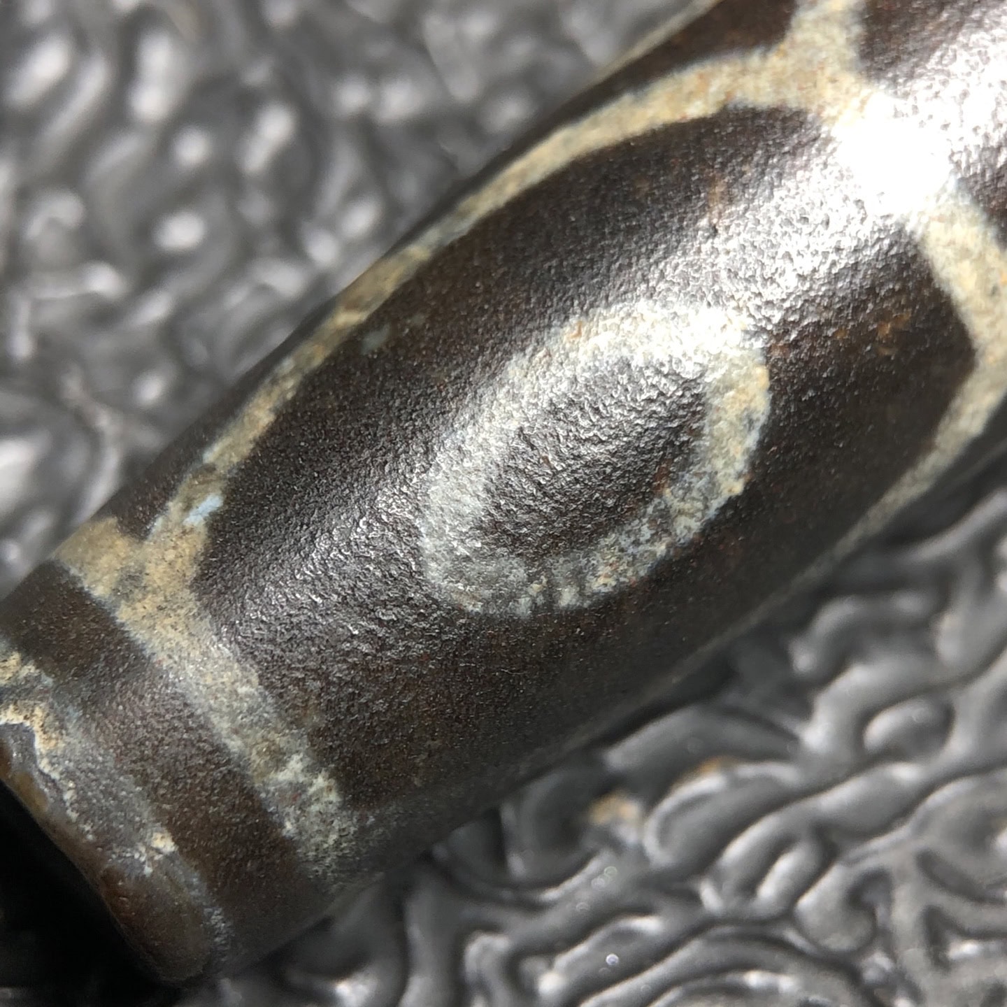 Chinese Natural Agate DZI Beads