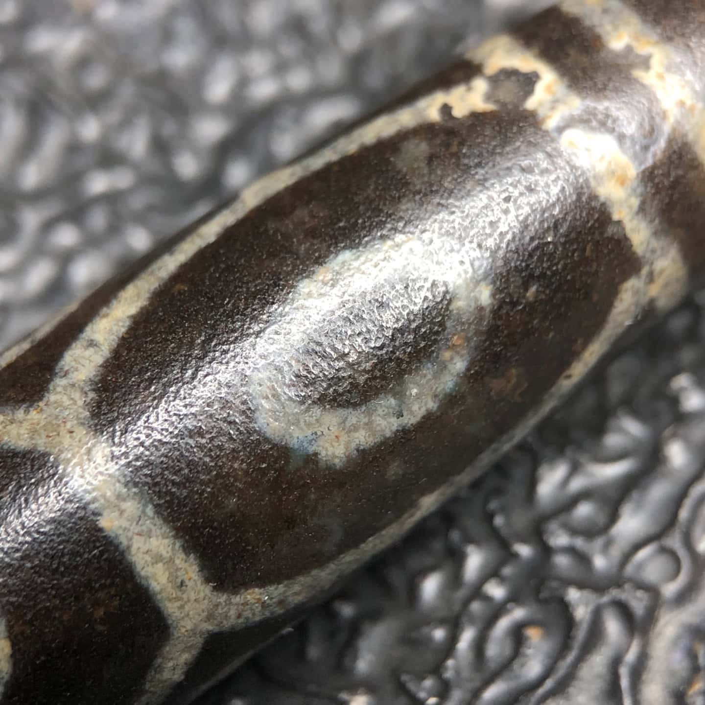 Chinese Natural Agate DZI Beads