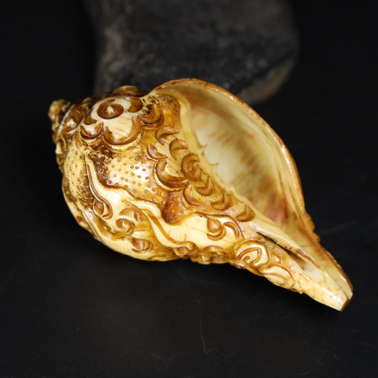 Chinese Natural Jade Carved Tibetan craftsmanshi