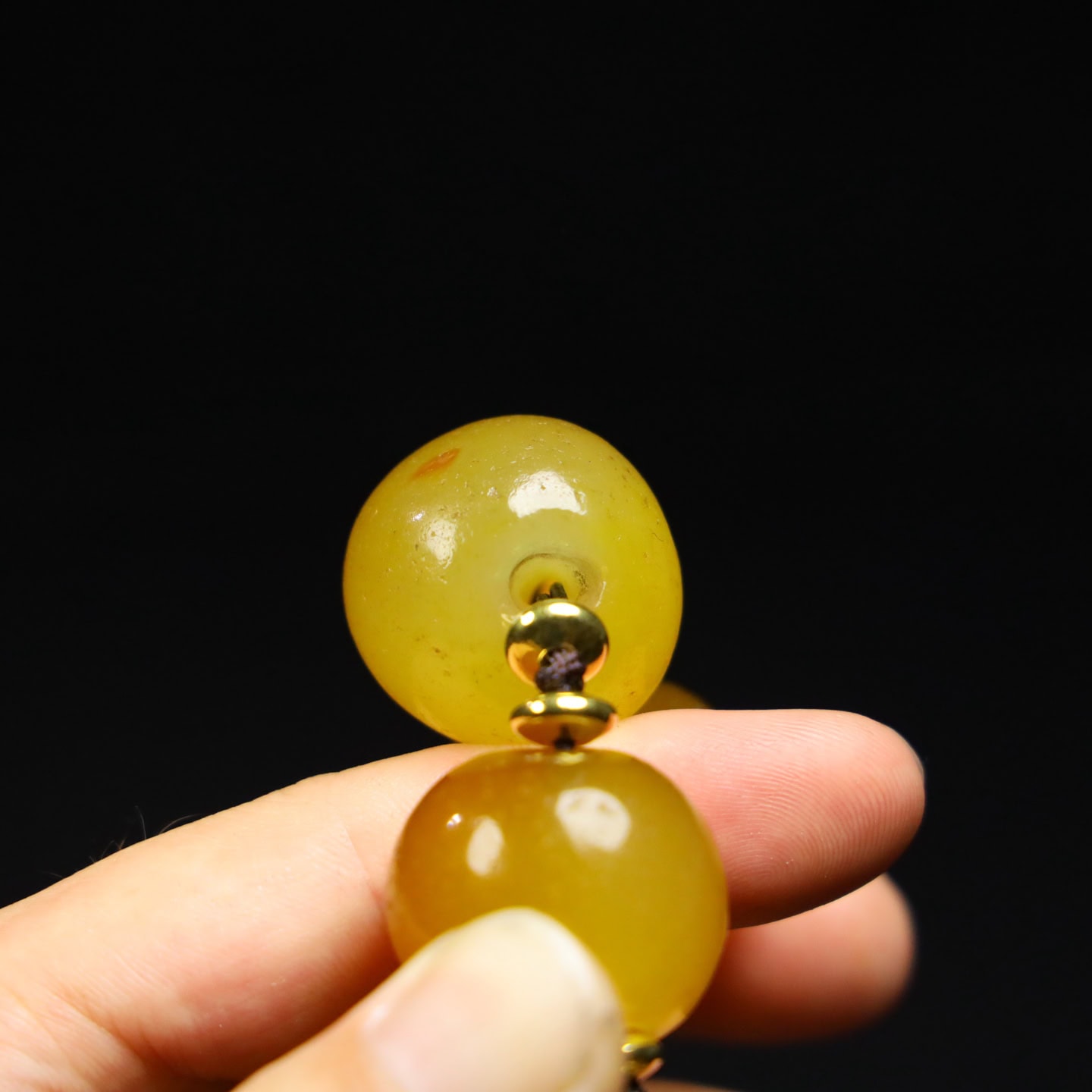 Chinese Natural Jade Carved Ball