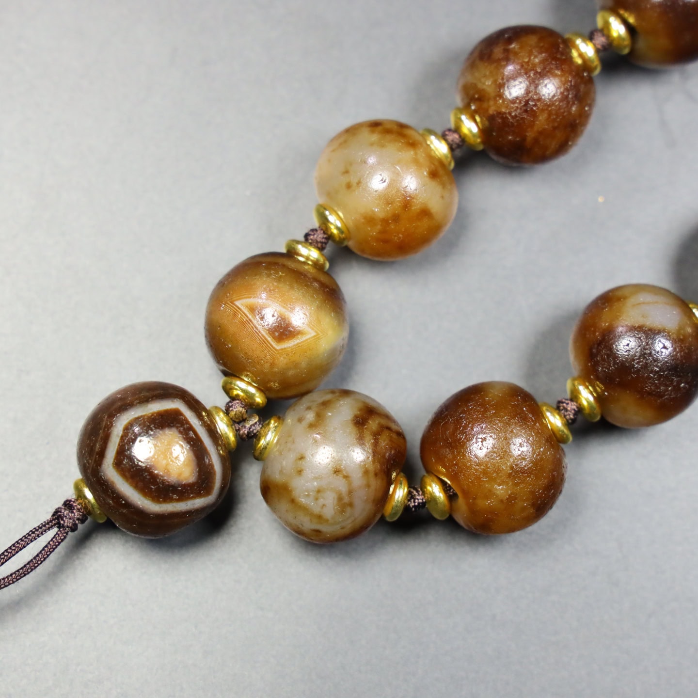 Chinese Natural Jade Carved Ball