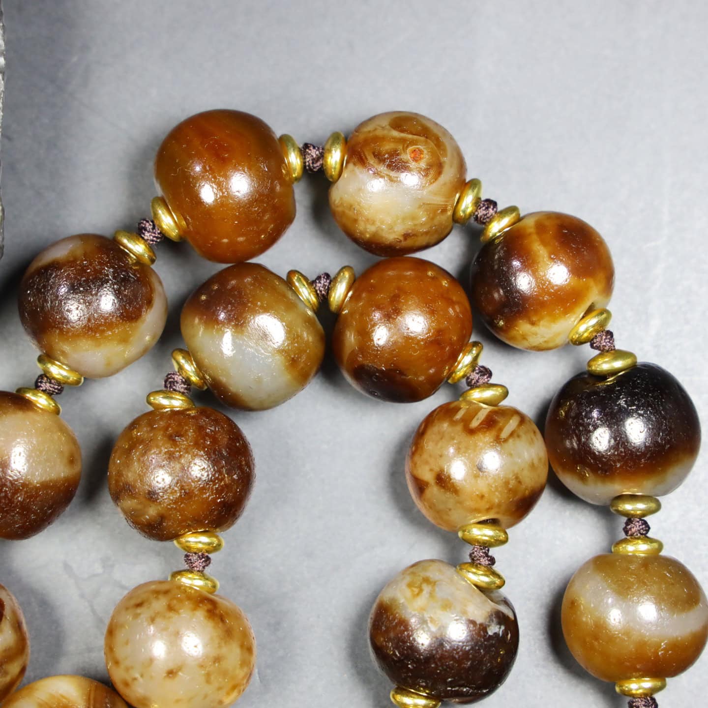 Chinese Natural Jade Carved Ball