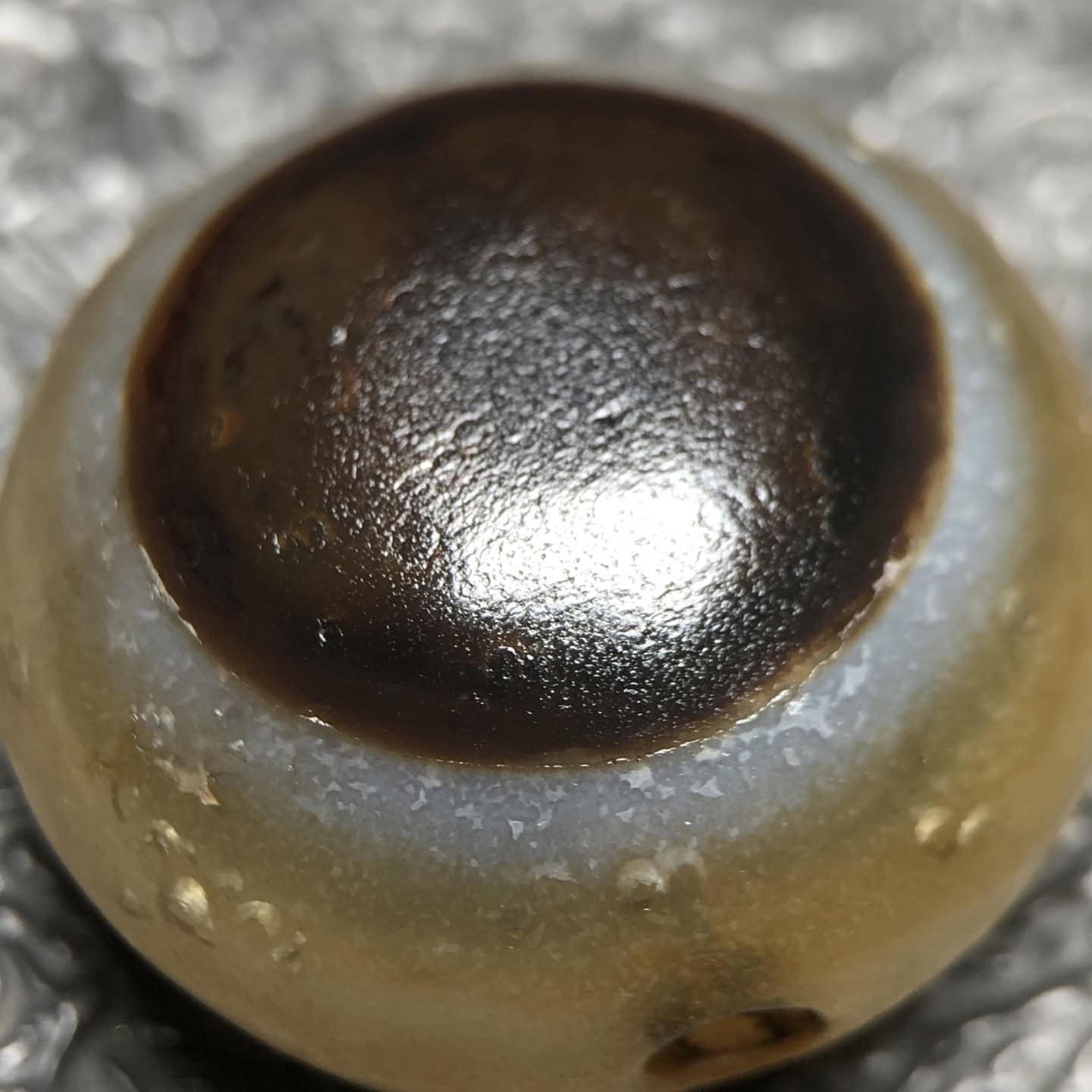 Chinese Natural Jade Carved bead
