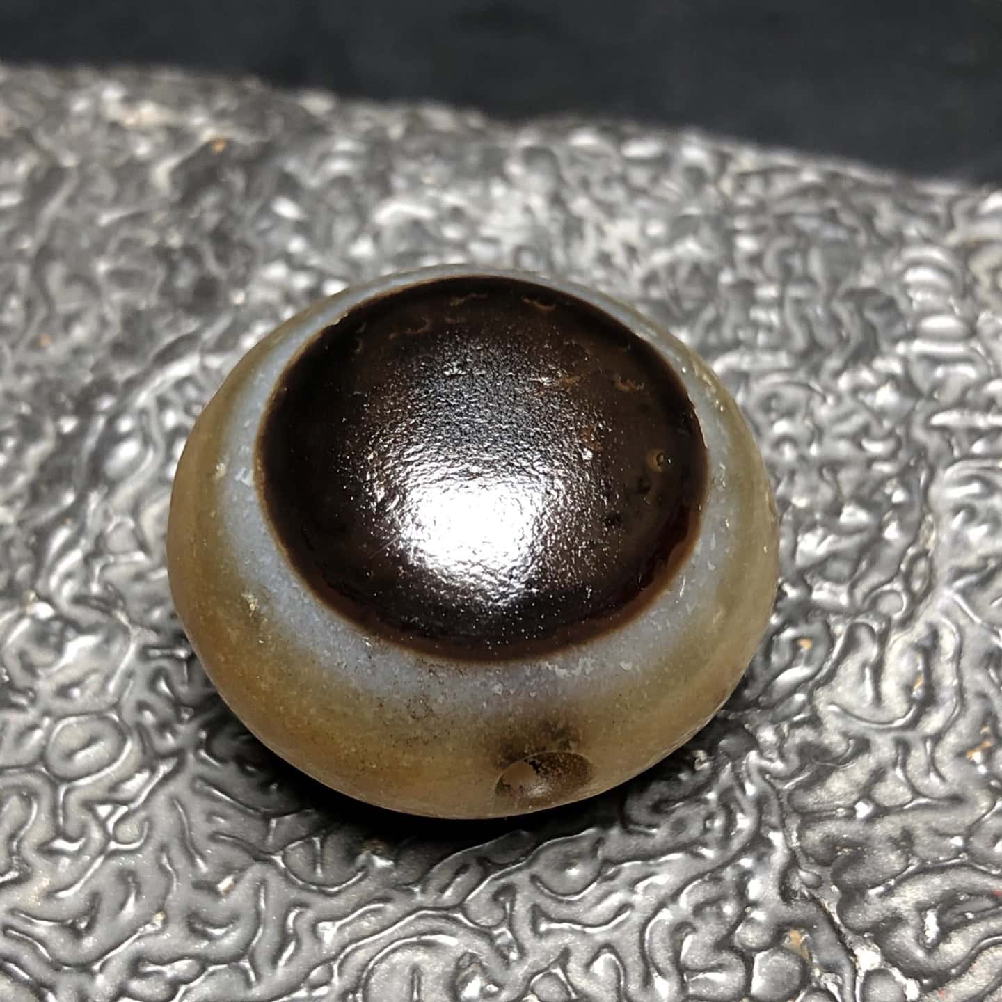 Chinese Natural Jade Carved bead