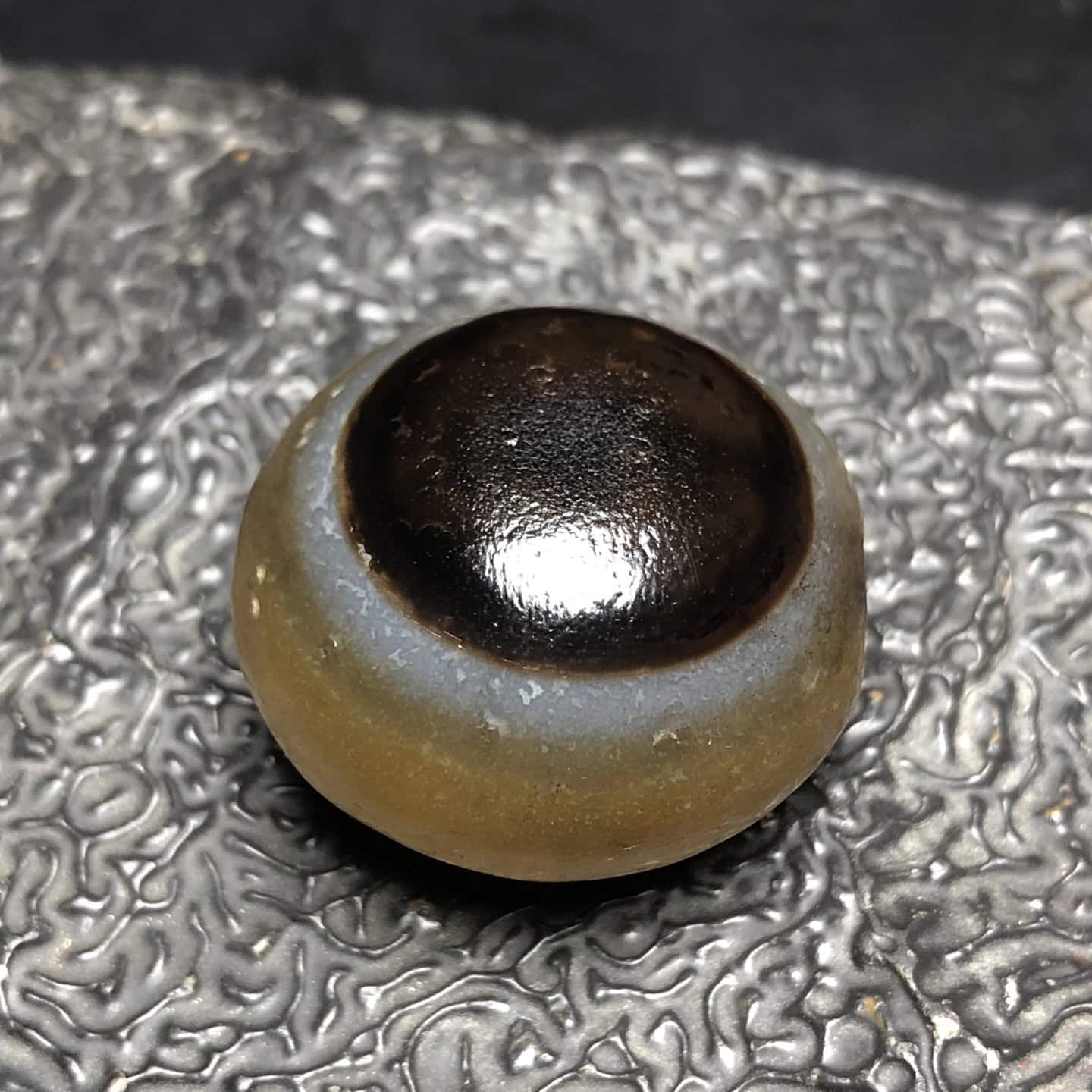 Chinese Natural Jade Carved bead