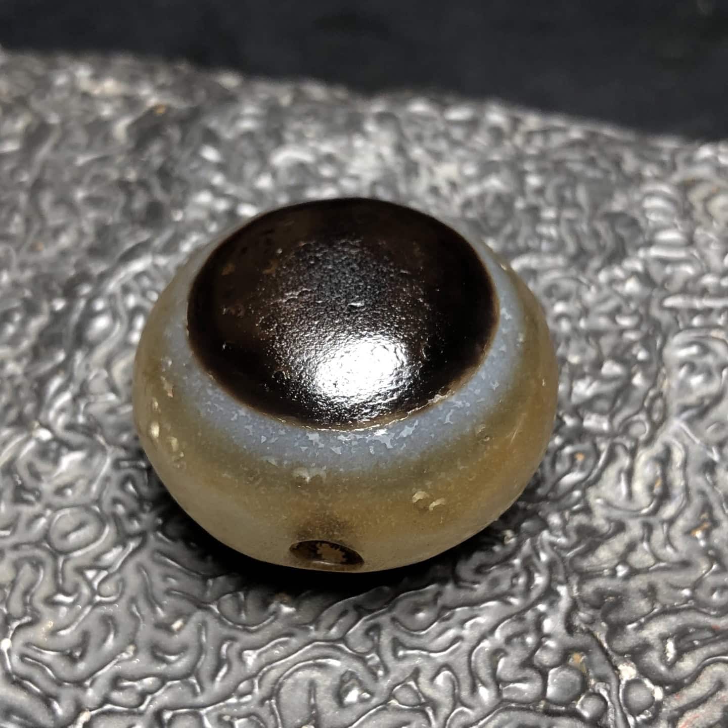 Chinese Natural Jade Carved bead