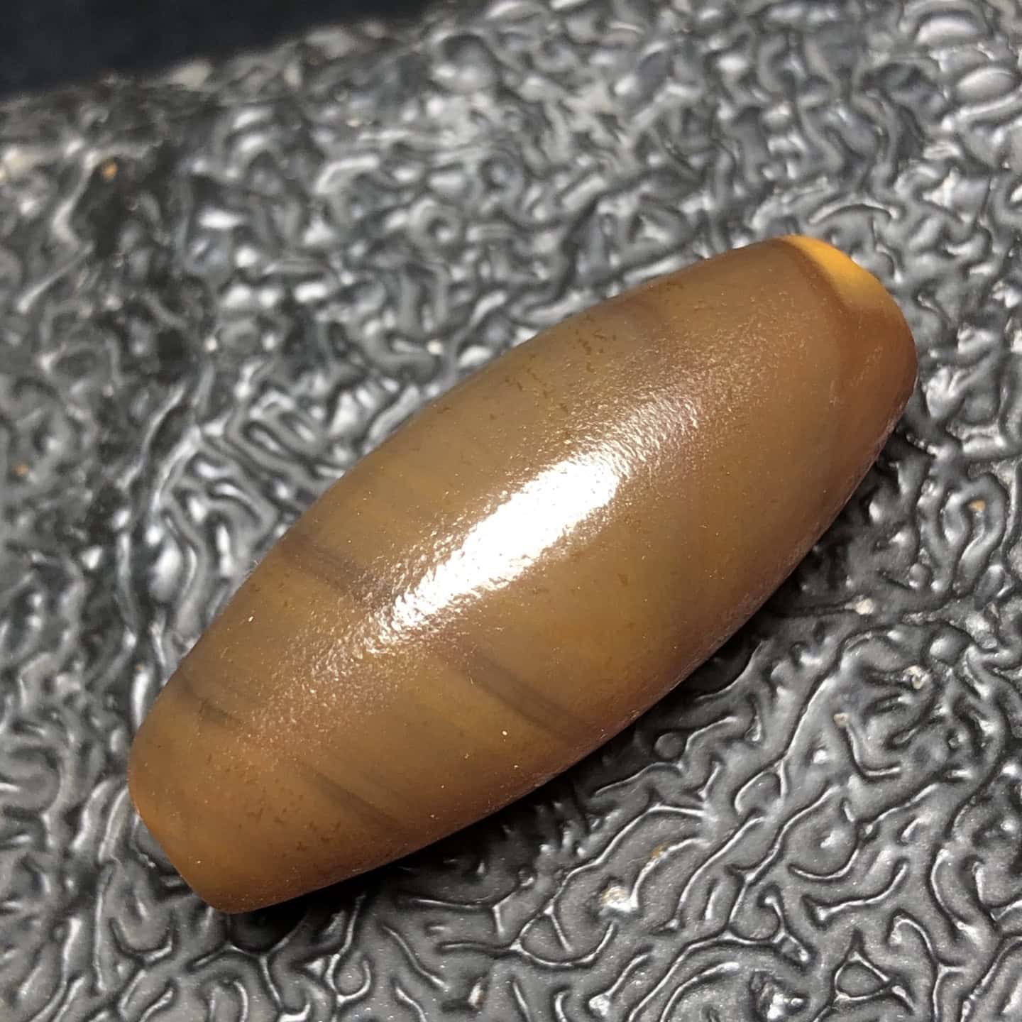 Chinese Natural Agate DZI Beads