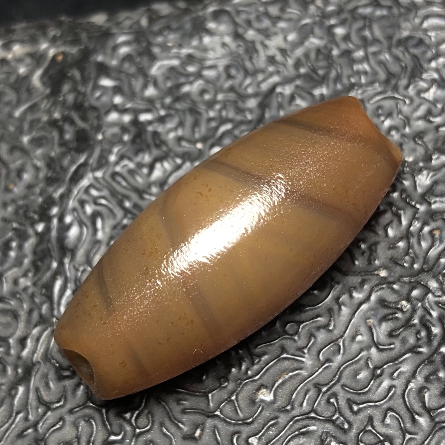 Chinese Natural Agate DZI Beads