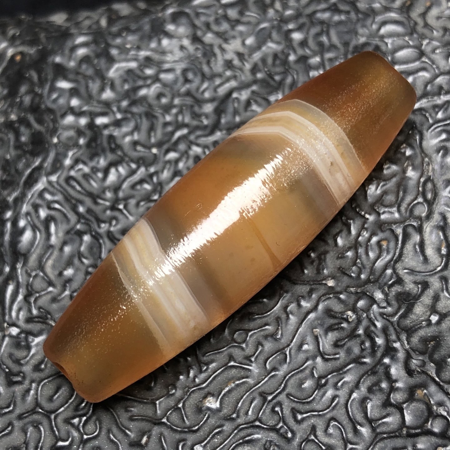 Chinese Natural Agate DZI Beads