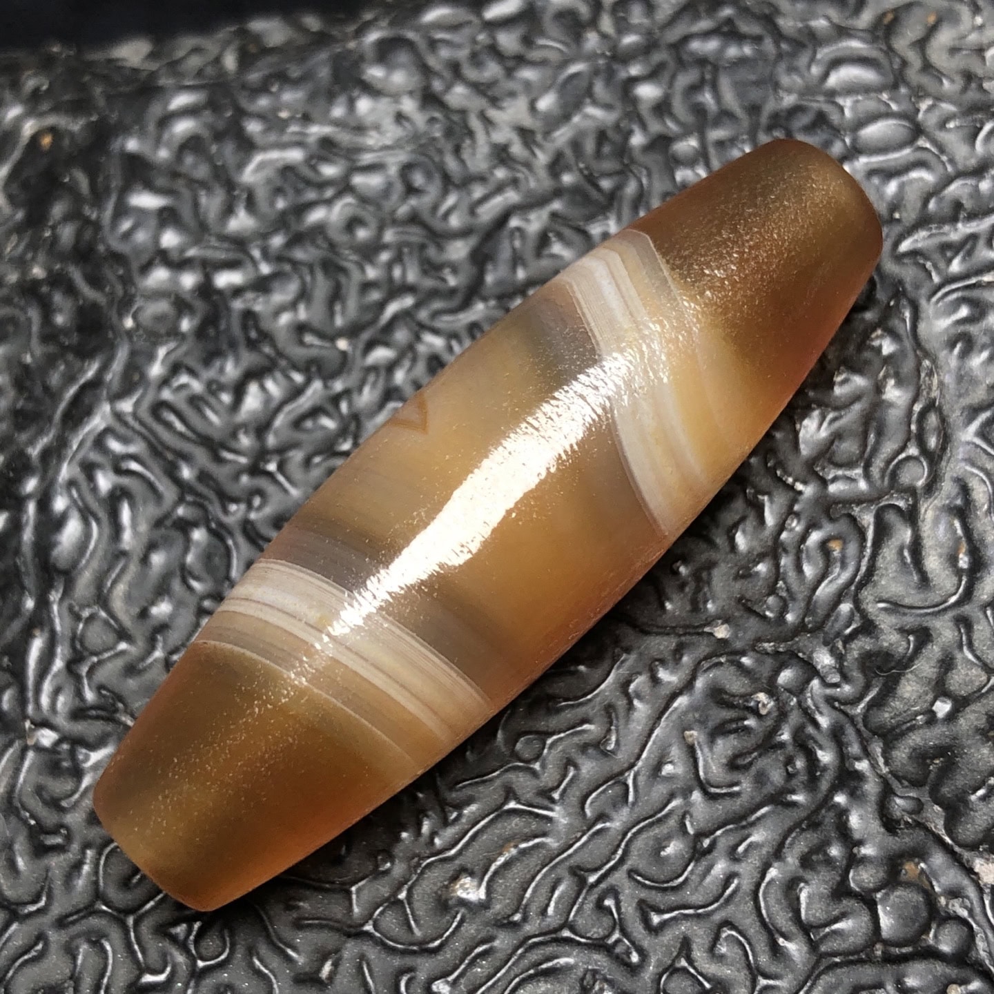 Chinese Natural Agate DZI Beads