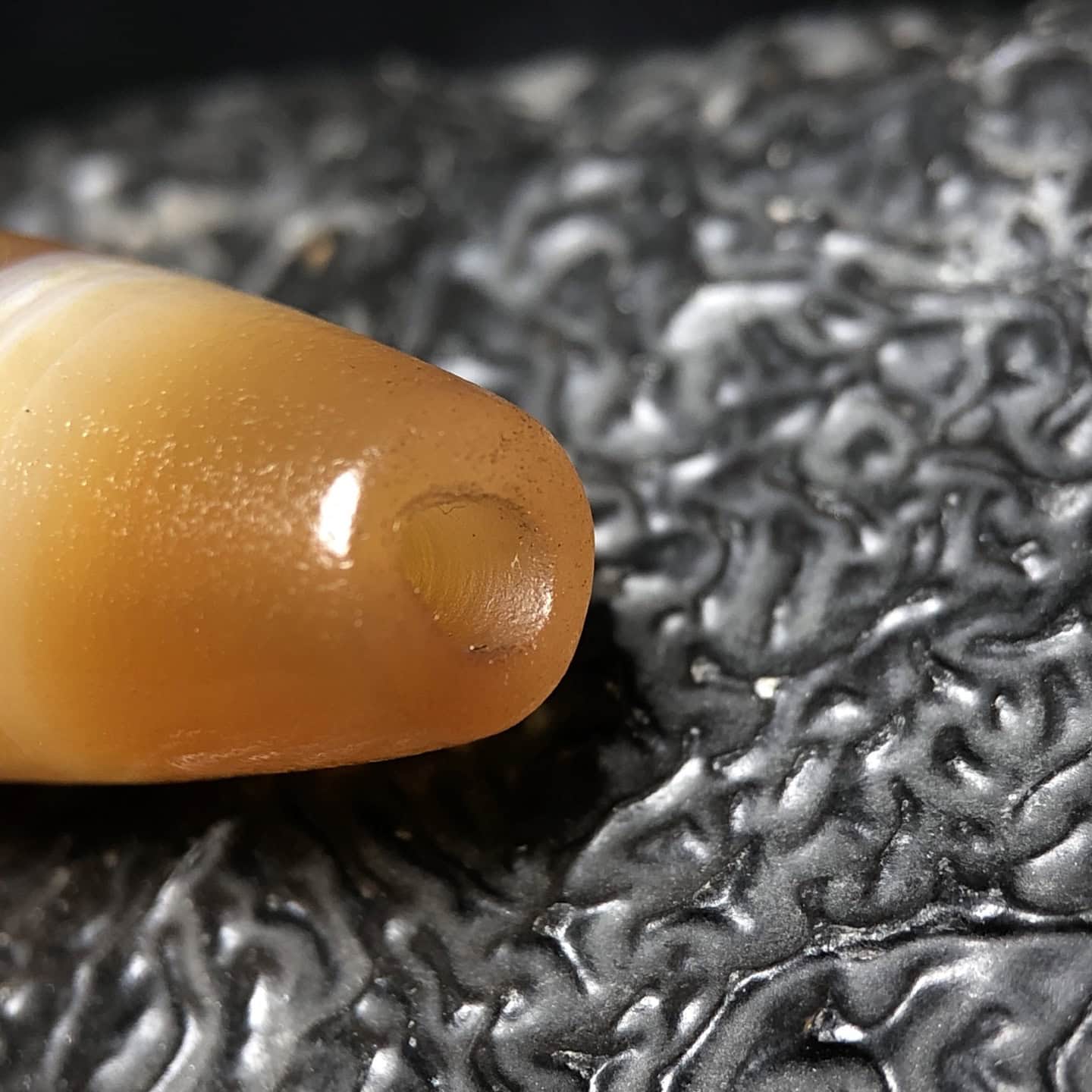 Chinese Natural Agate DZI Beads