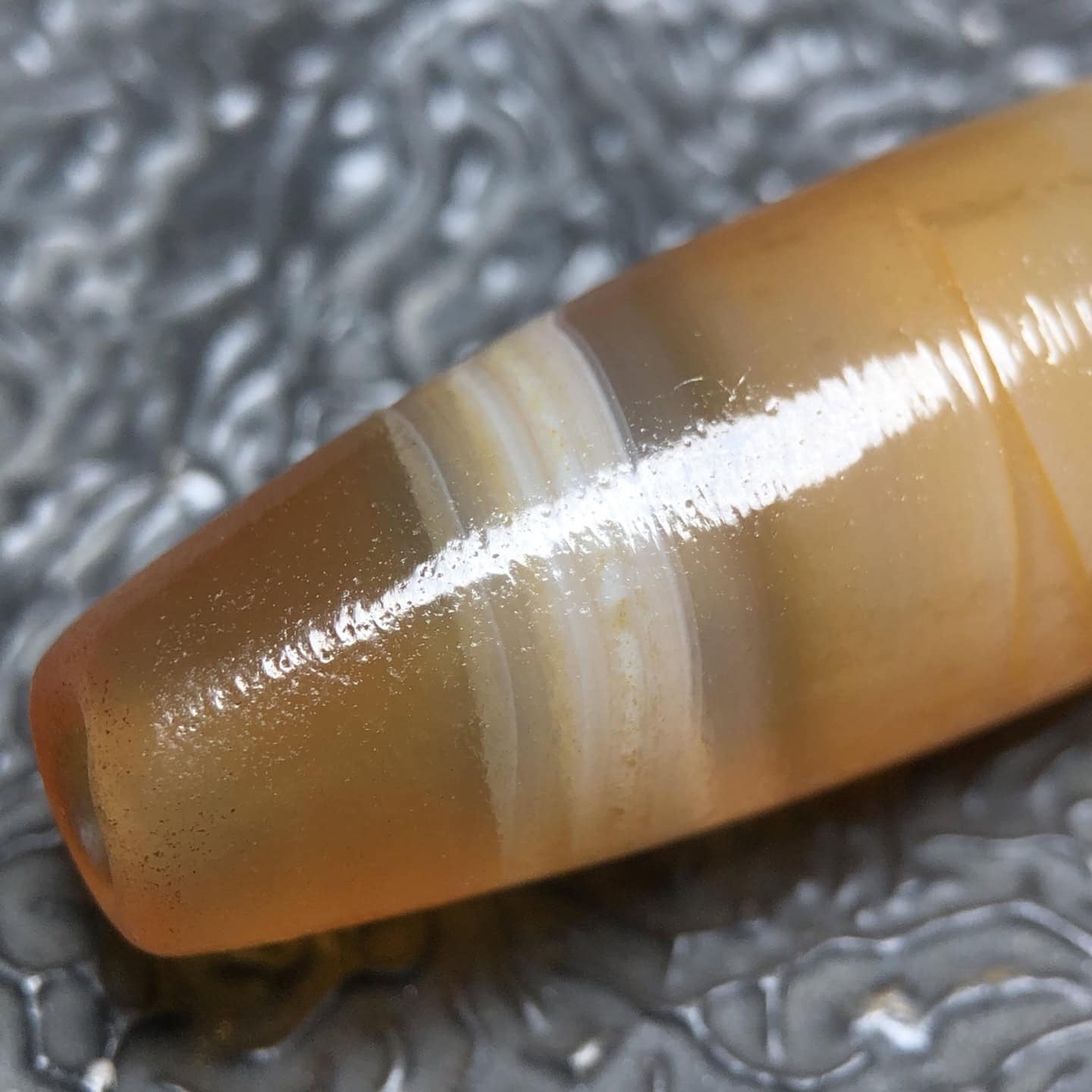 Chinese Natural Agate DZI Beads