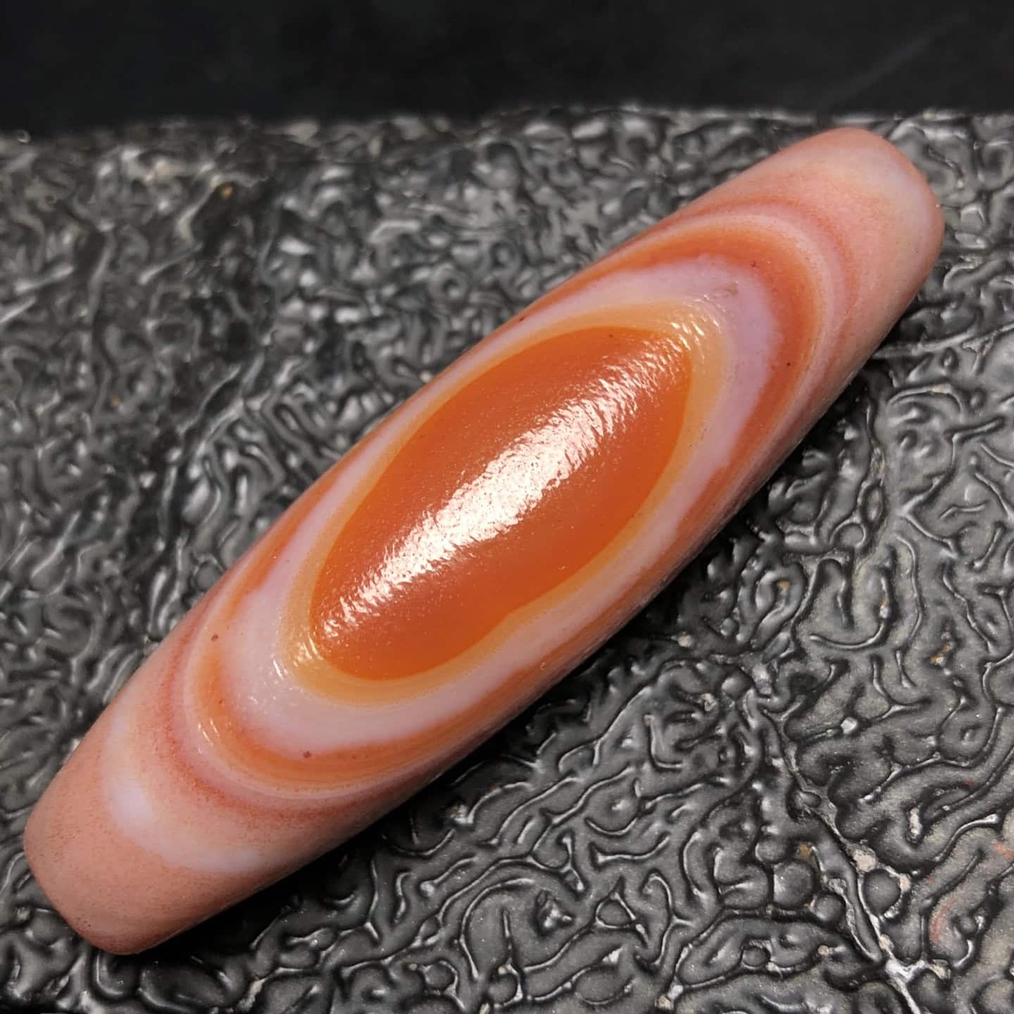 Chinese Natural Agate DZI Beads