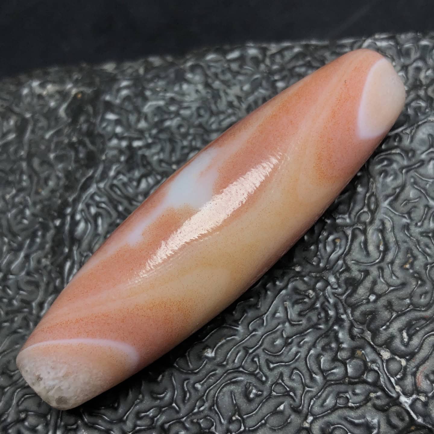 Chinese Natural Agate DZI Beads