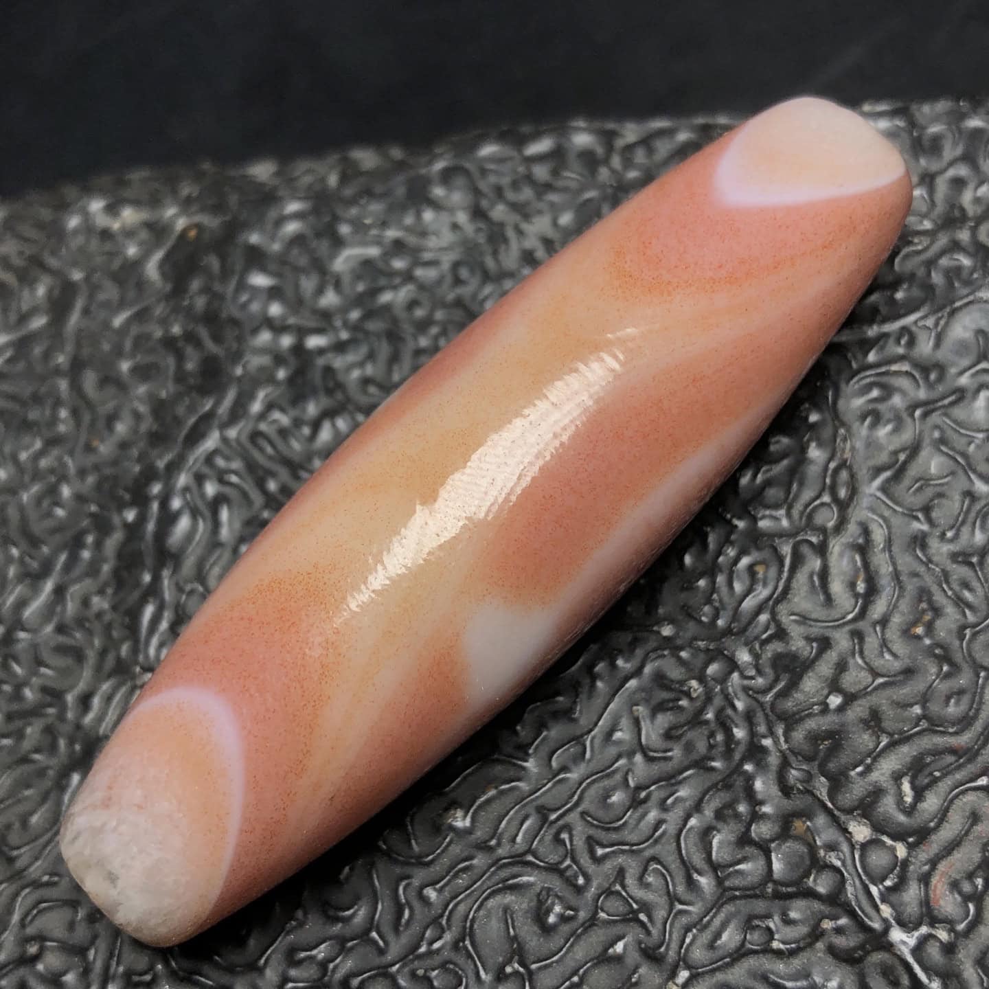 Chinese Natural Agate DZI Beads