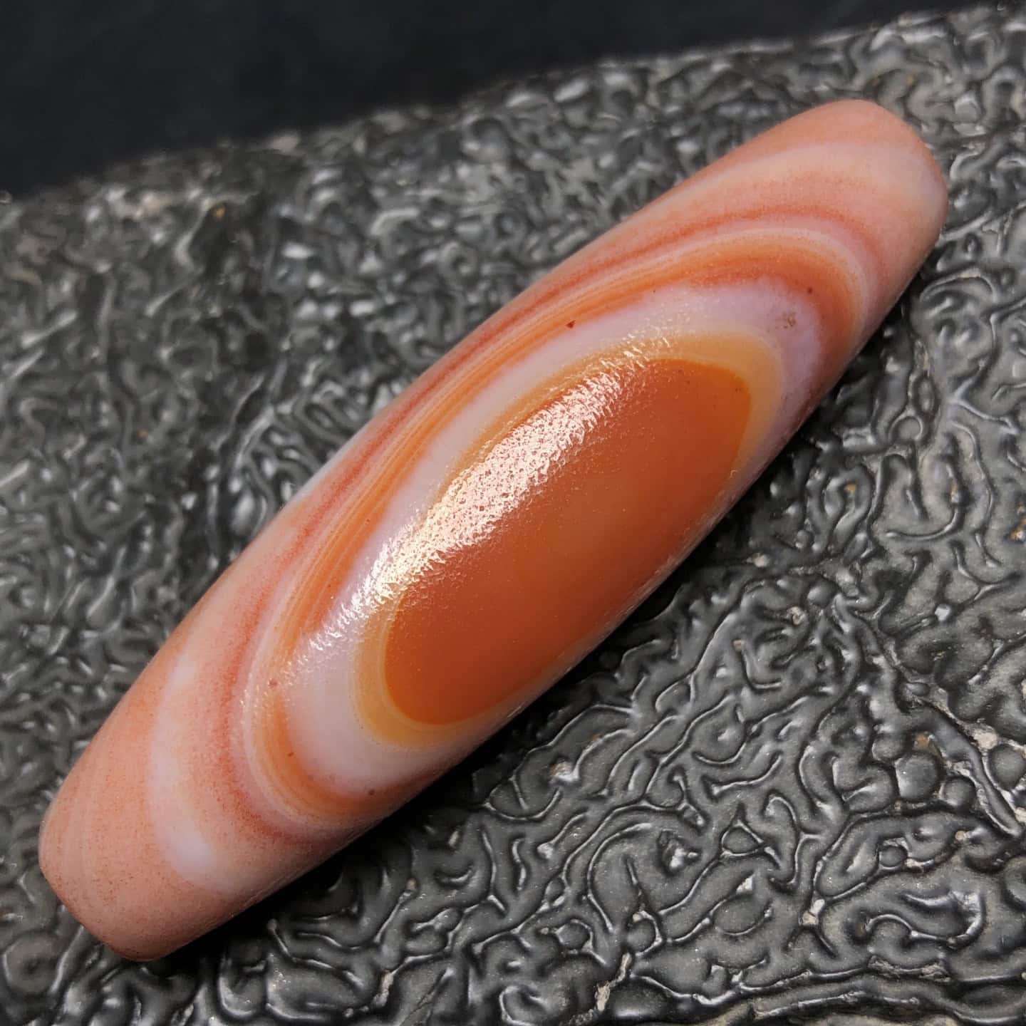 Chinese Natural Agate DZI Beads