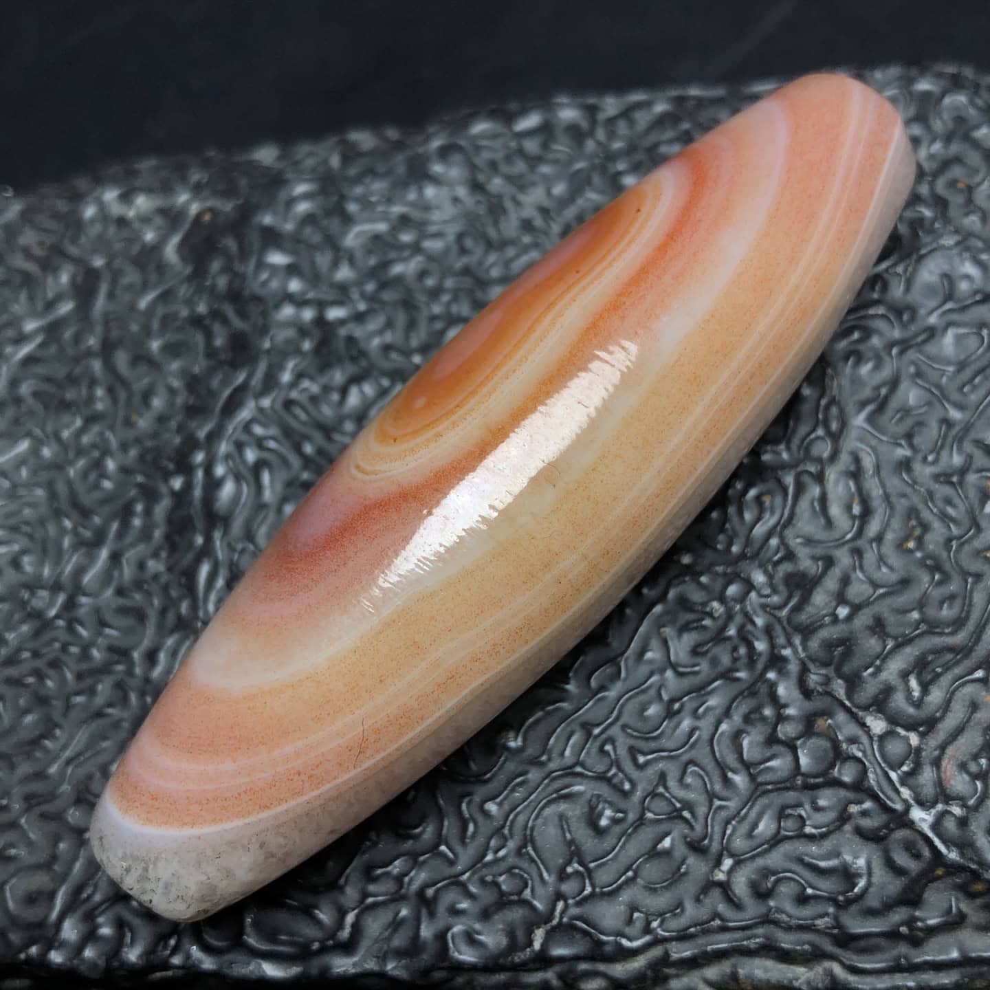 Chinese Natural Agate DZI Beads