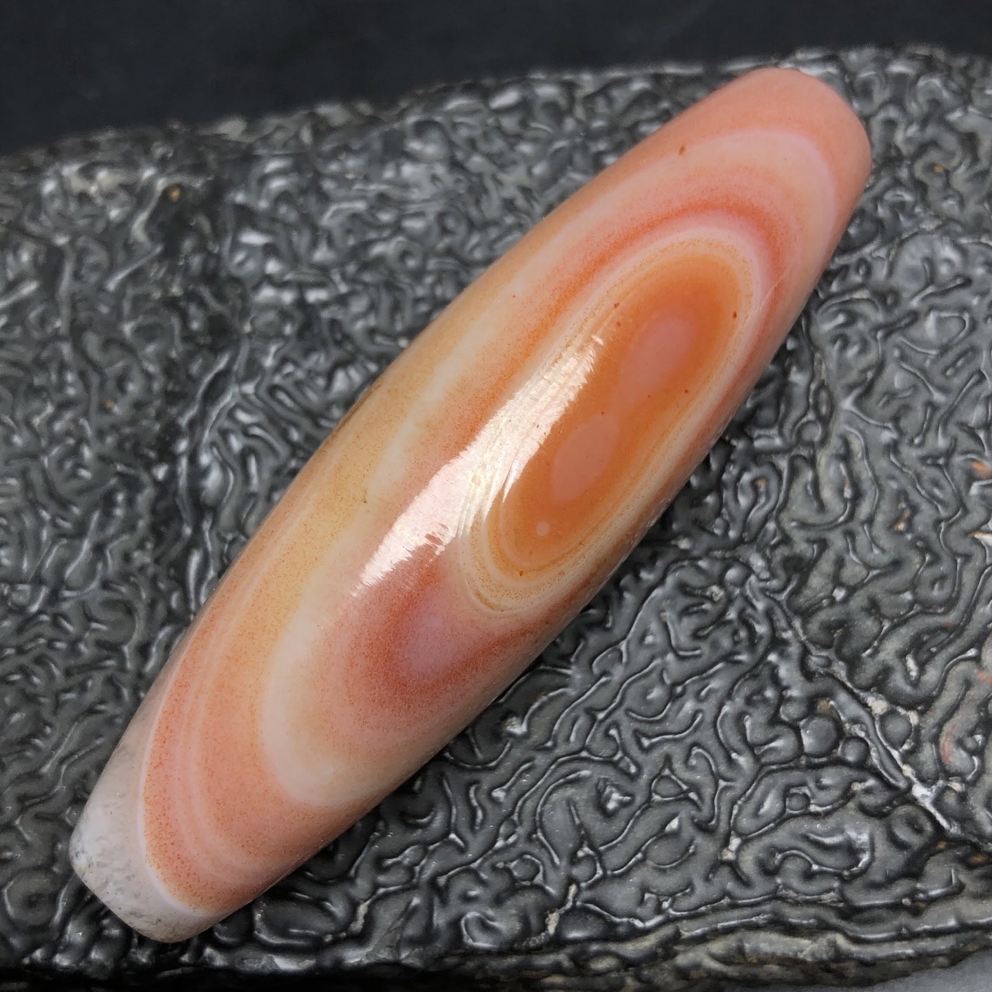 Chinese Natural Agate DZI Beads