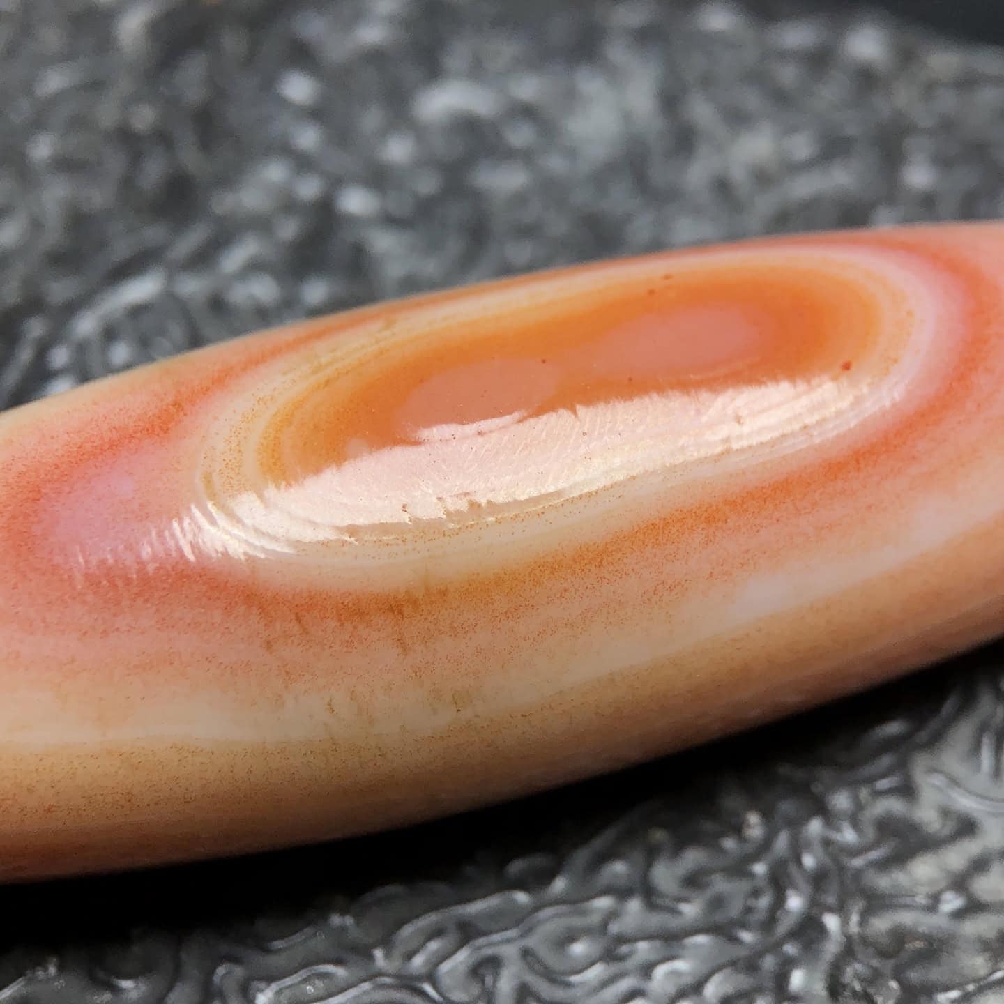 Chinese Natural Agate DZI Beads