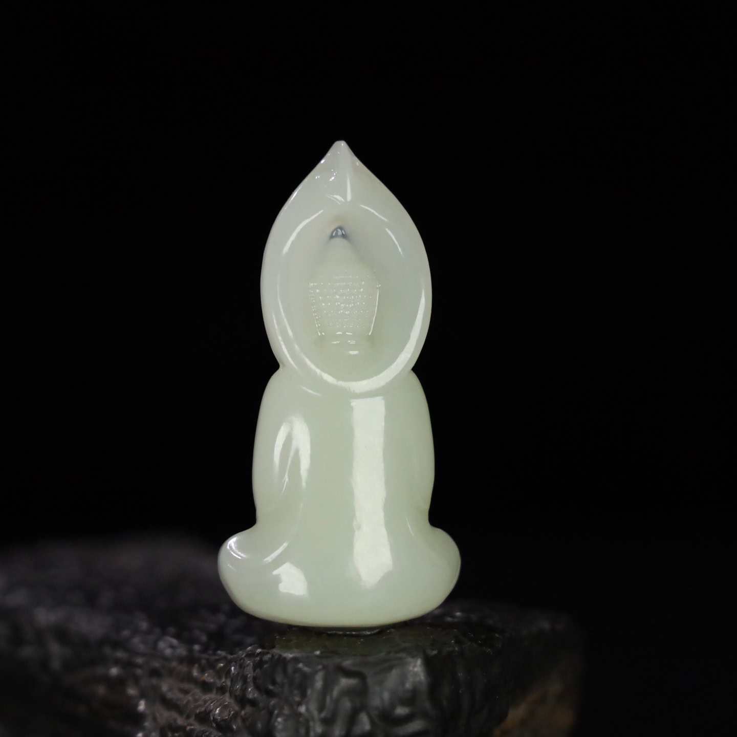 Chinese Natural Jade Carved Buddha