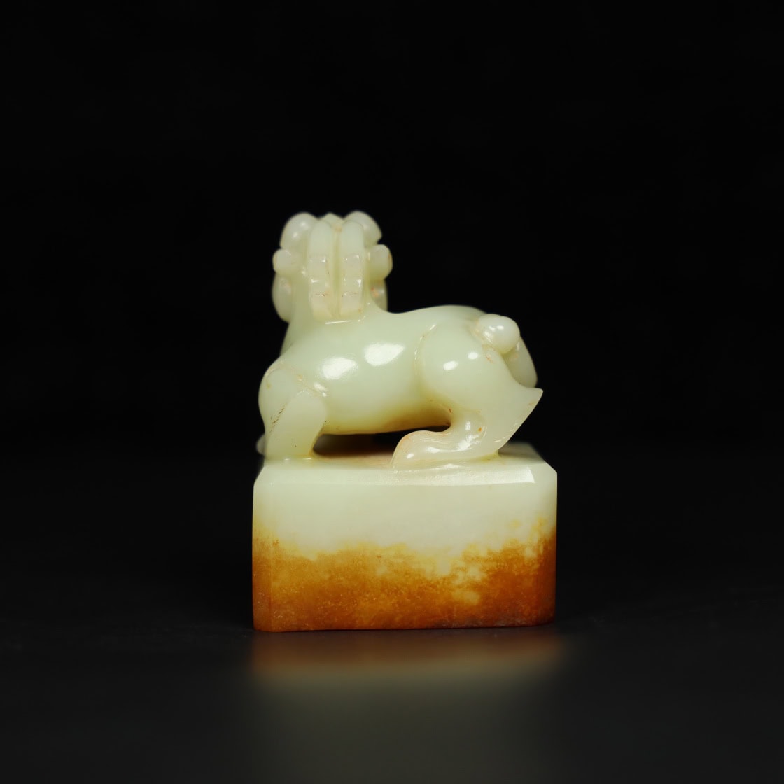 Chinese Natural Jade Carved Seals