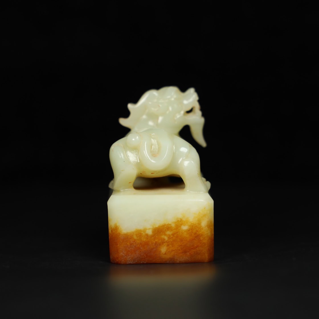 Chinese Natural Jade Carved Seals