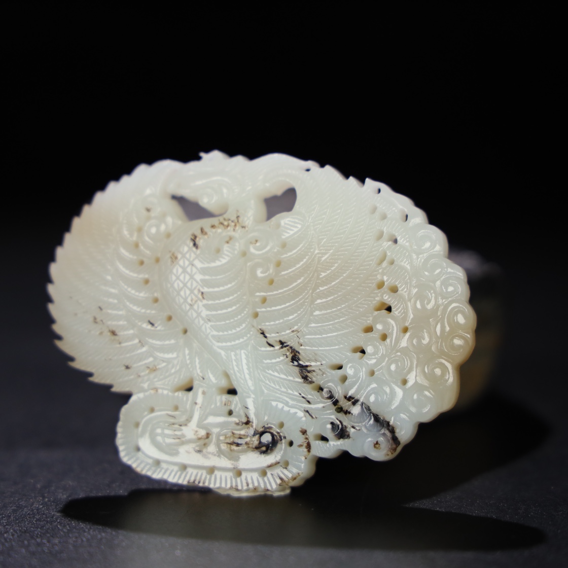 Chinese Natural Jade Carved Pendant