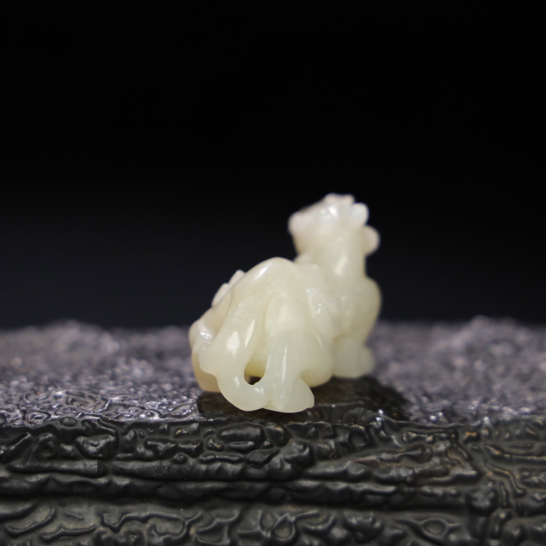 Chinese Natural Jade Carved Beasts