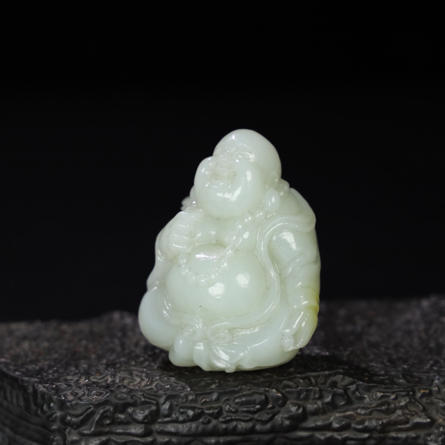 Chinese Natural Jade Carved Buddha