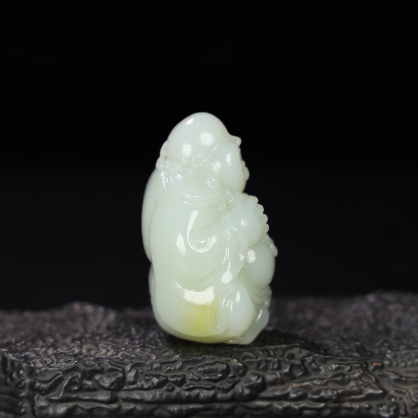 Chinese Natural Jade Carved Buddha
