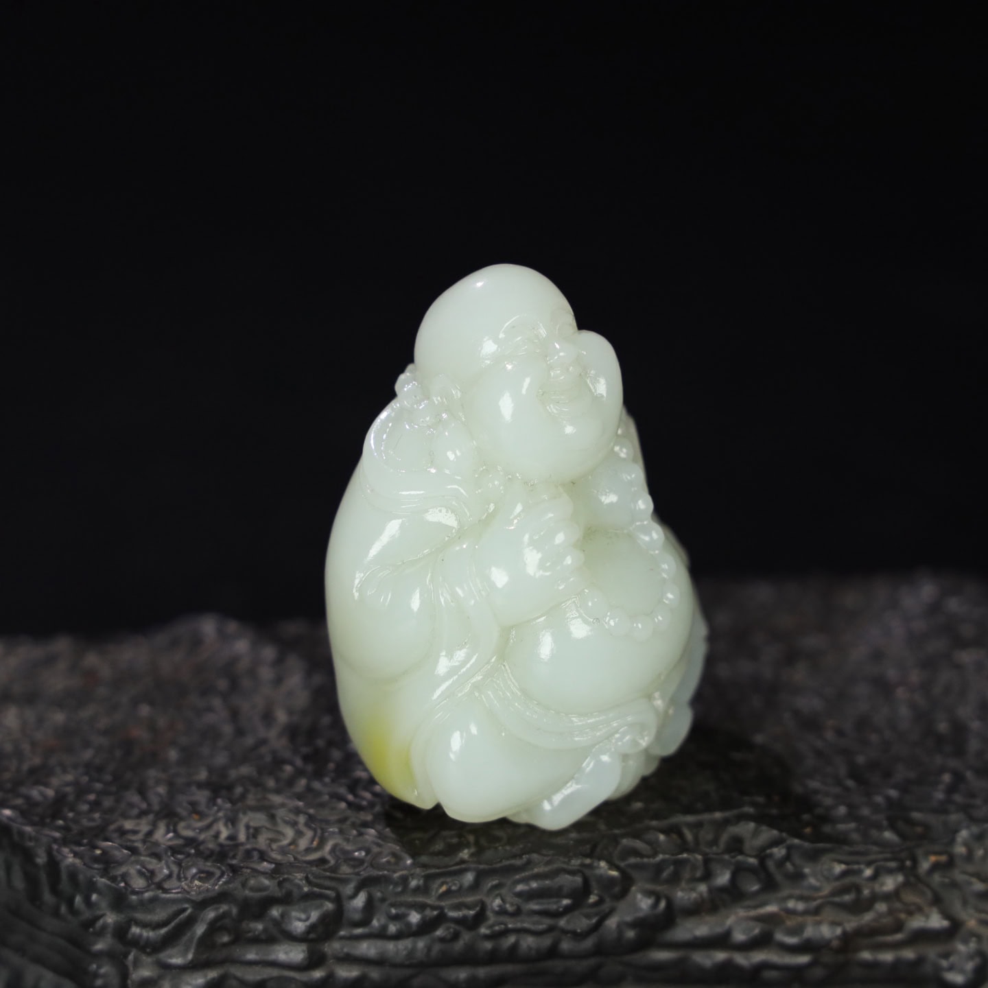 Chinese Natural Jade Carved Buddha