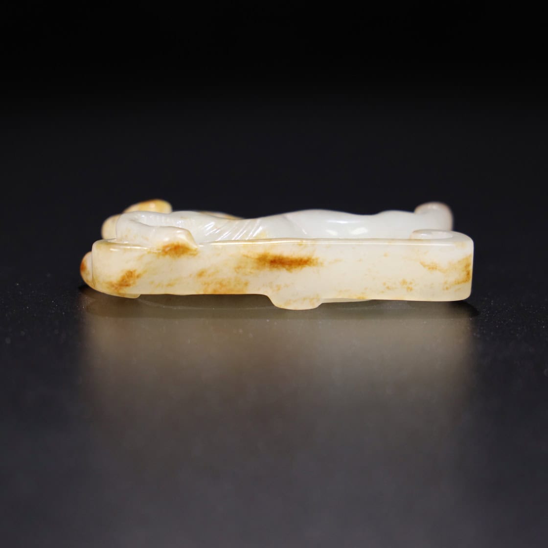 Chinese Natural Jade Carved Horses