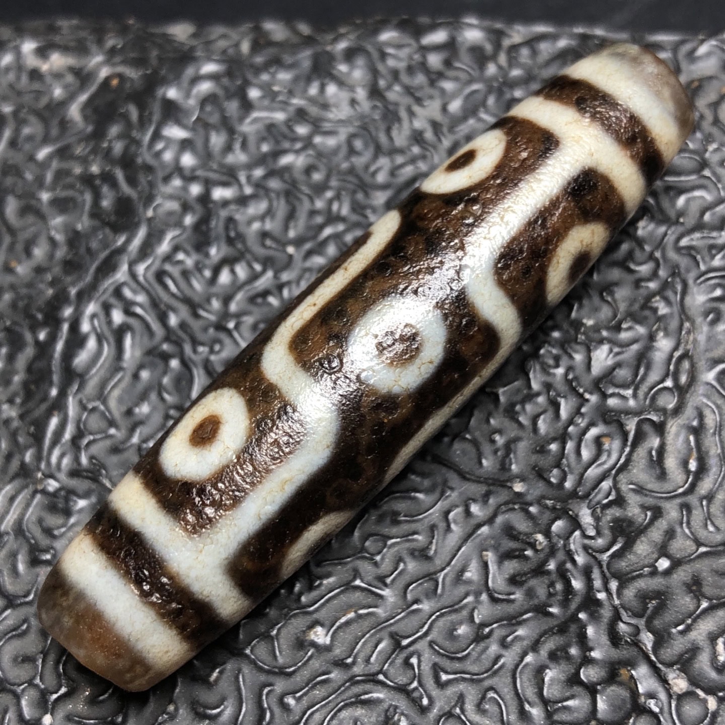Chinese Natural Agate DZI Beads