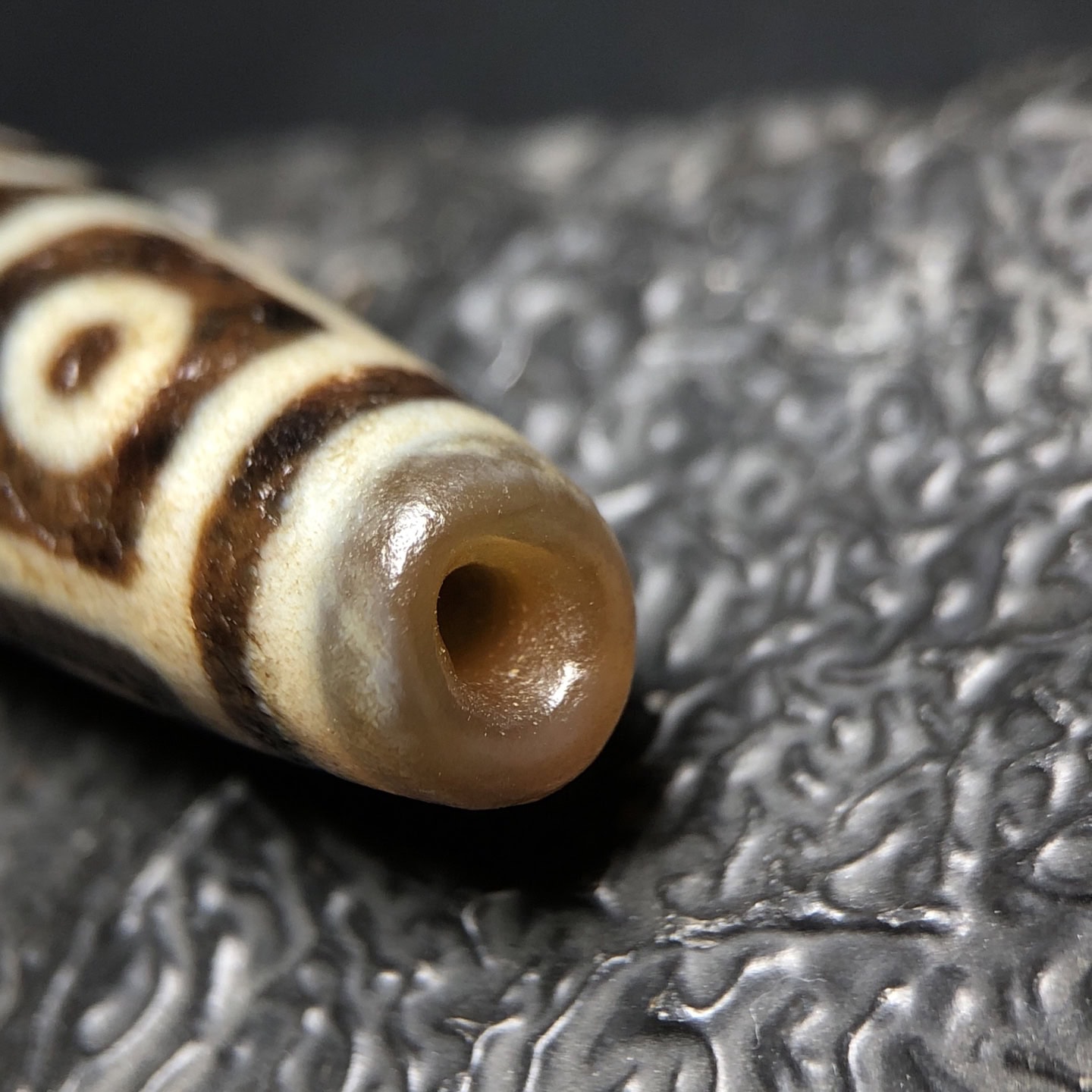 Chinese Natural Agate DZI Beads