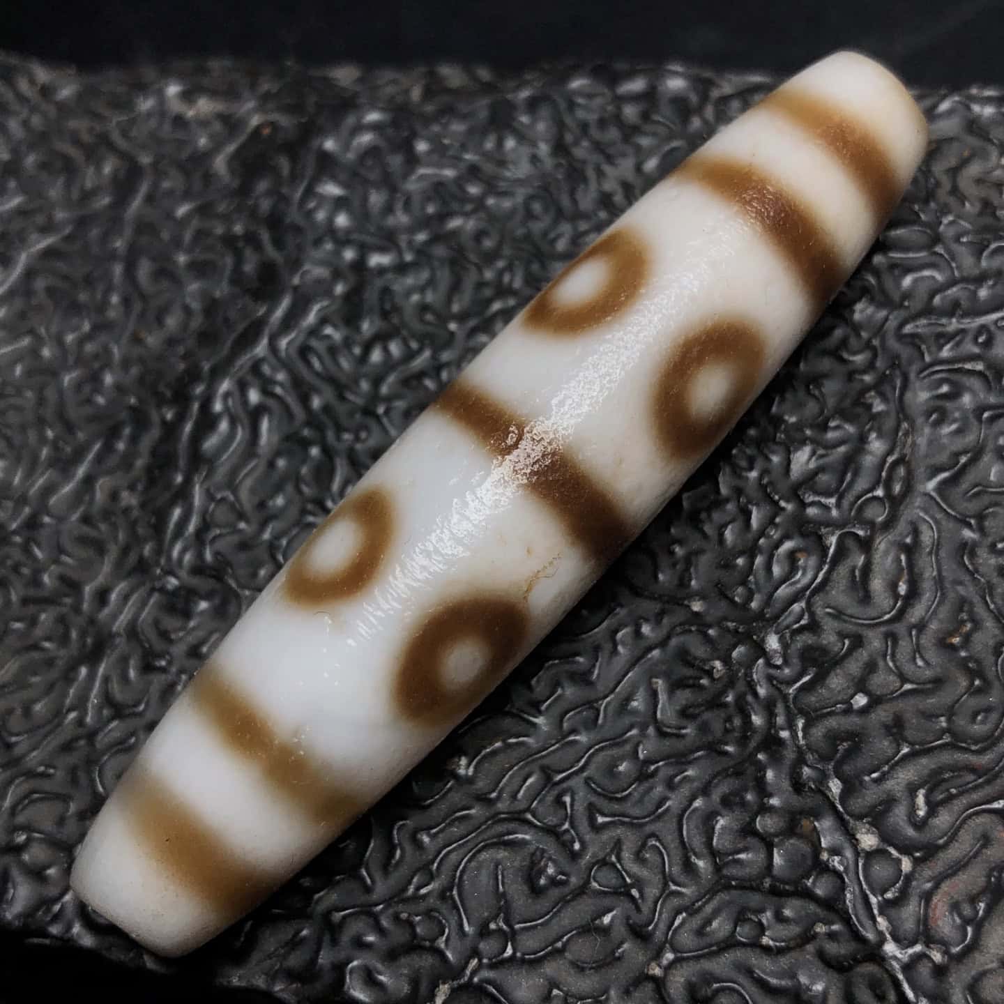 Chinese Natural Agate DZI Beads
