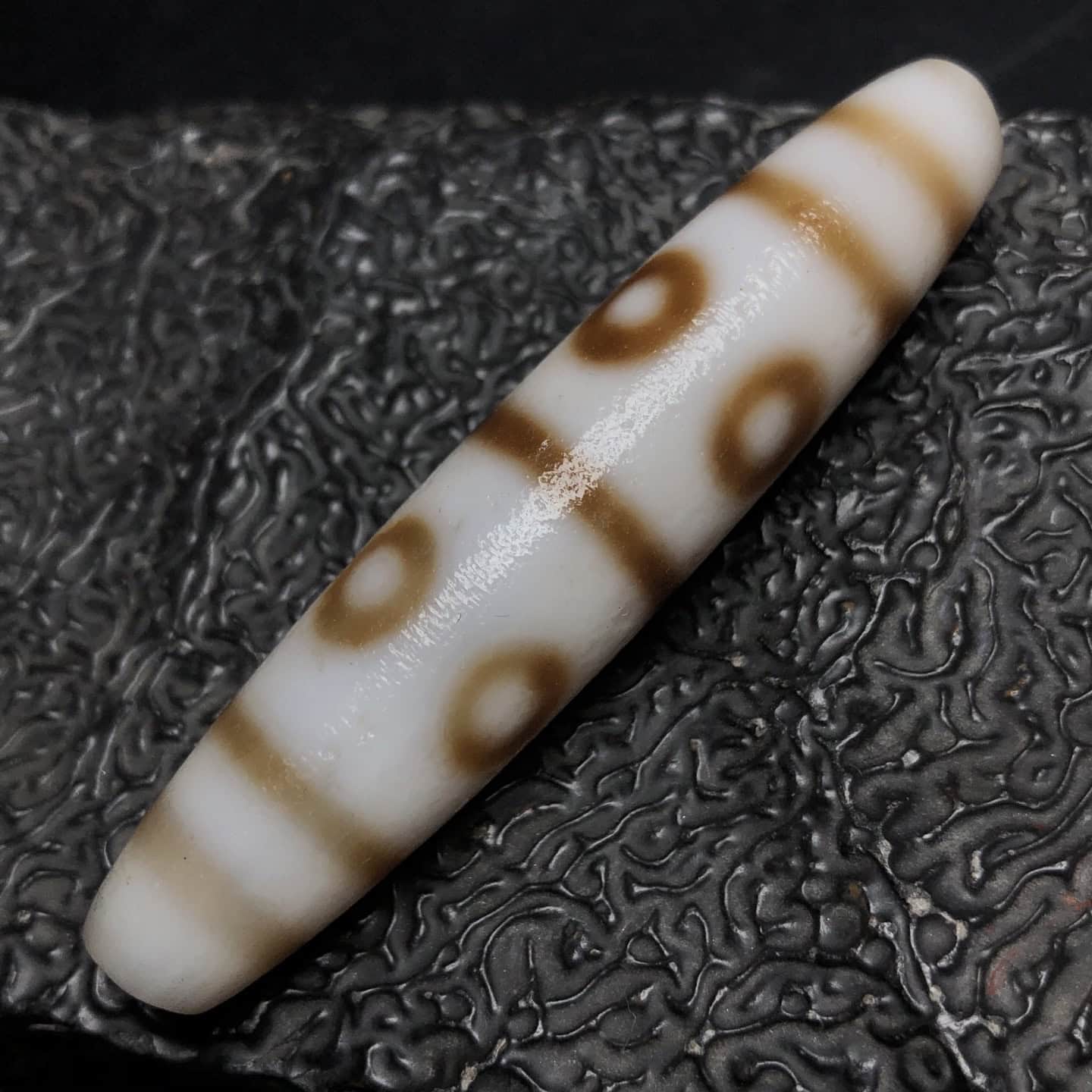 Chinese Natural Agate DZI Beads