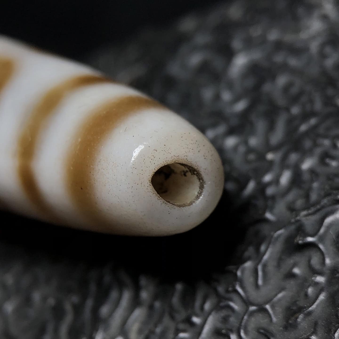 Chinese Natural Agate DZI Beads
