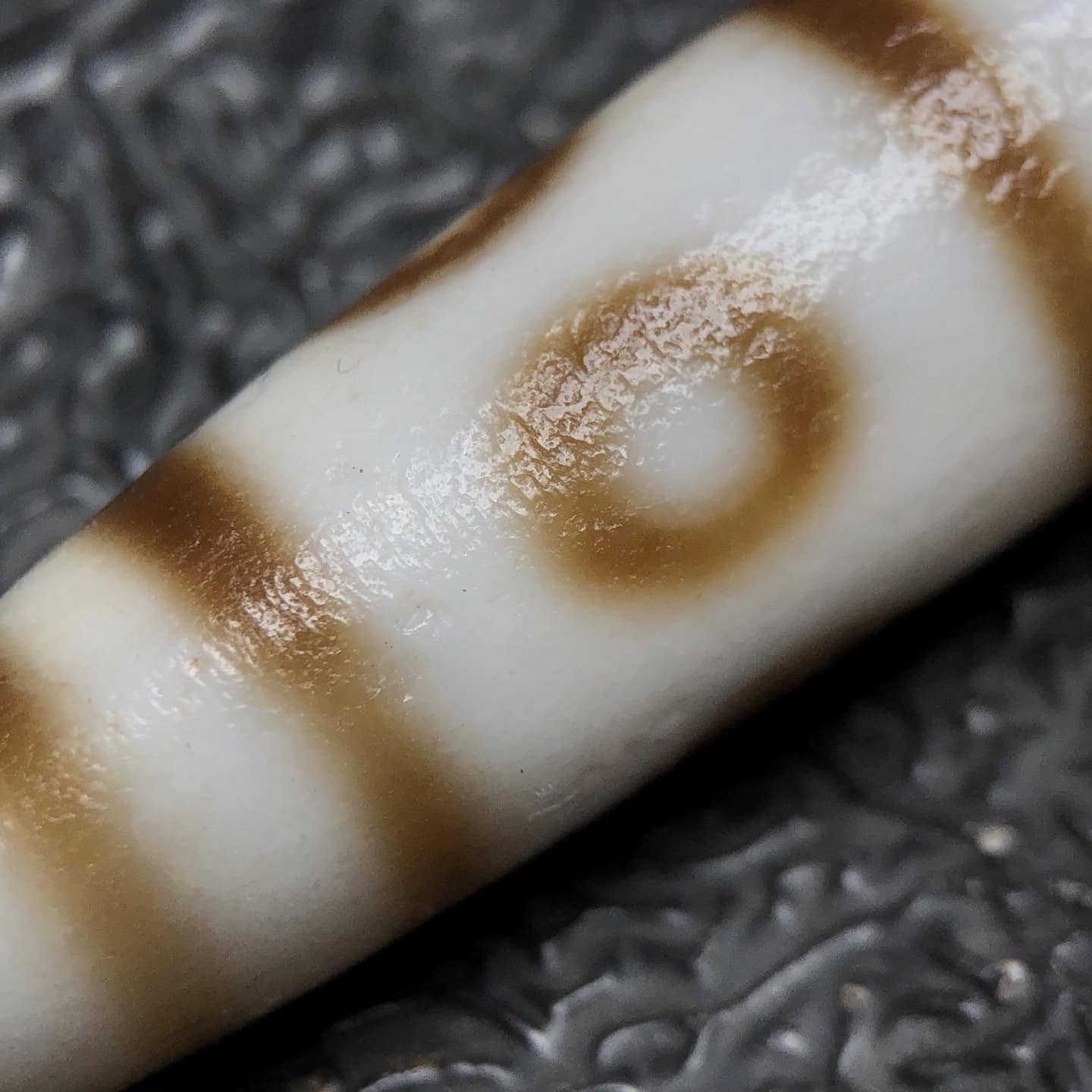 Chinese Natural Agate DZI Beads