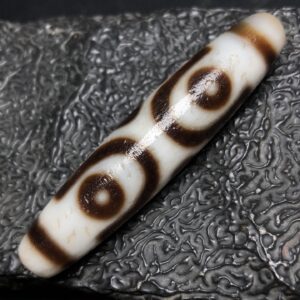 Chinese Natural Agate DZI Beads