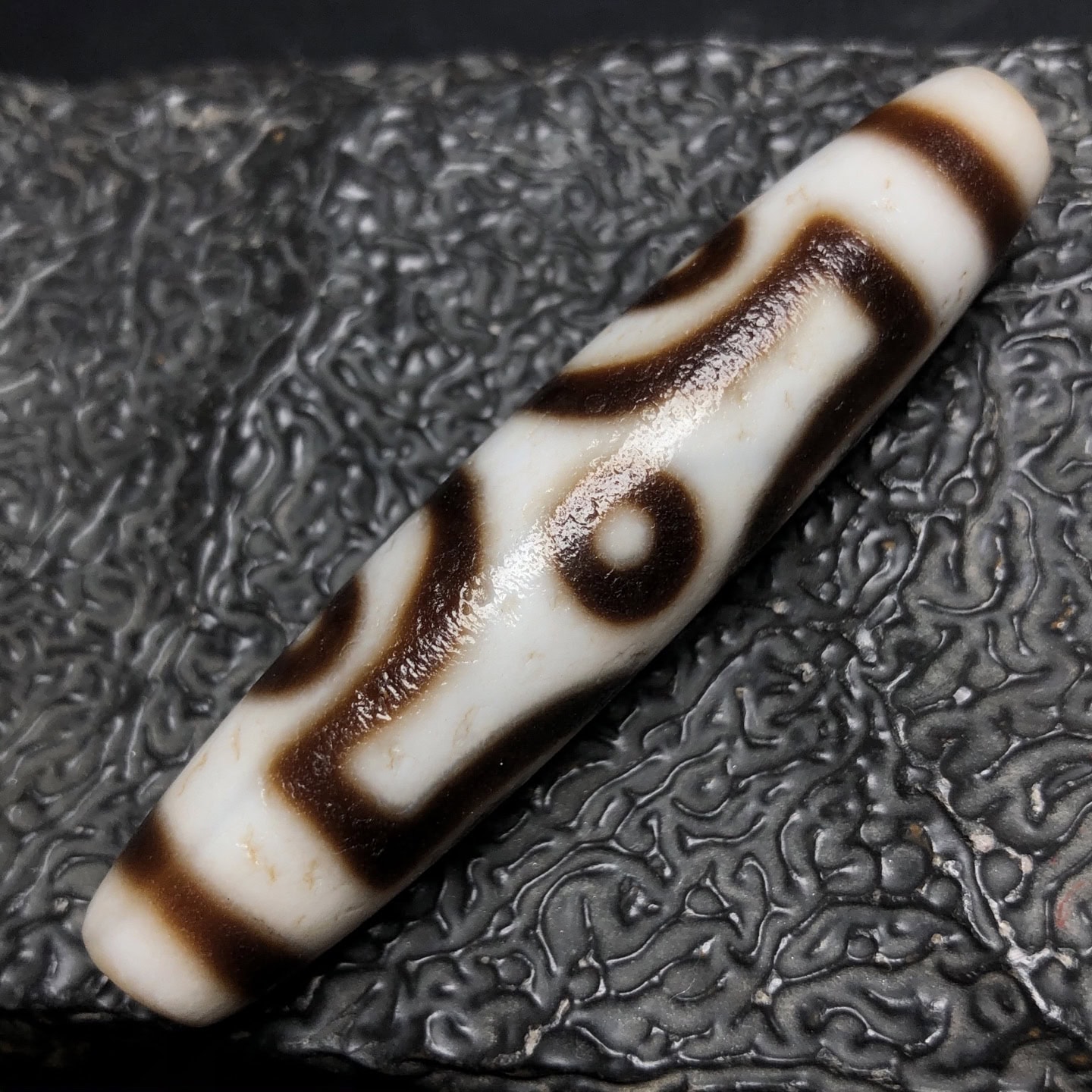 Chinese Natural Agate DZI Beads