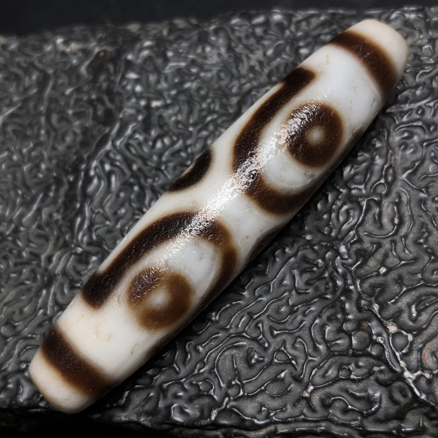 Chinese Natural Agate DZI Beads
