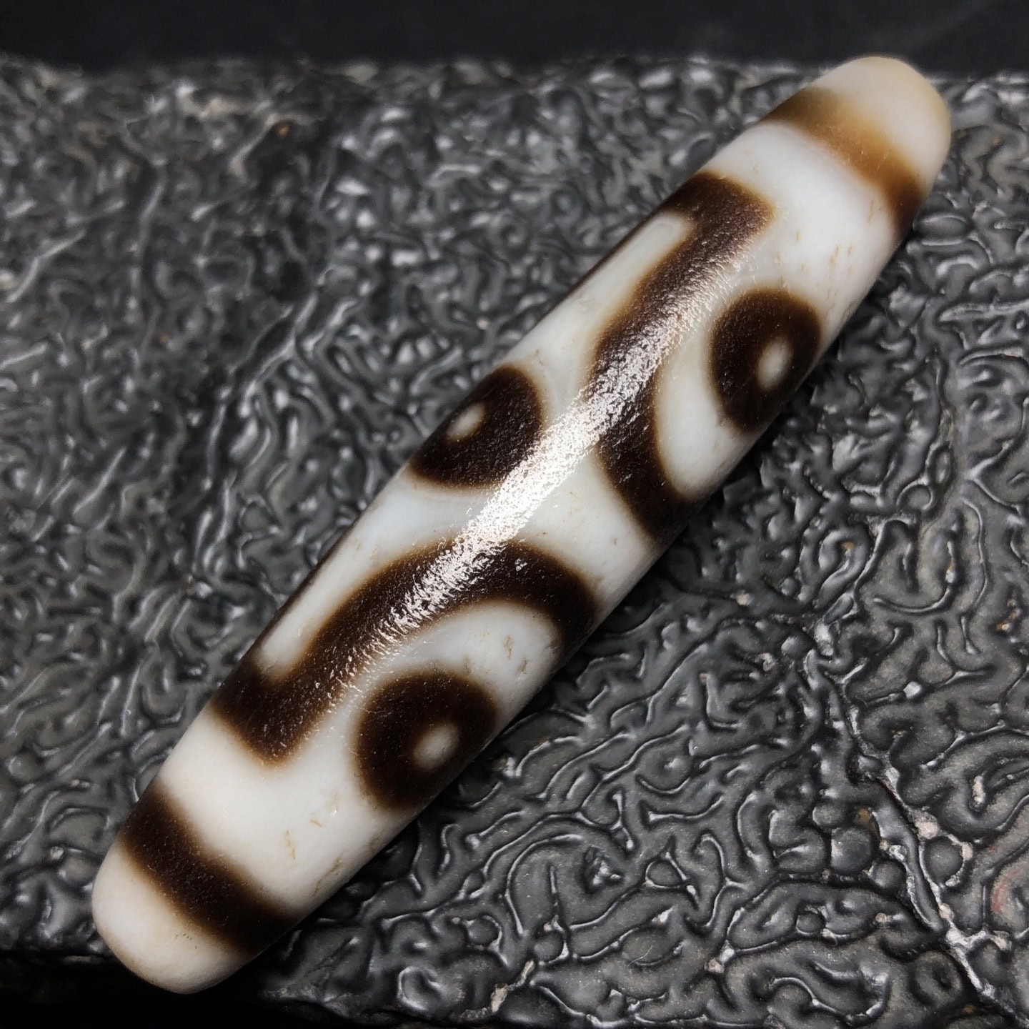 Chinese Natural Agate DZI Beads